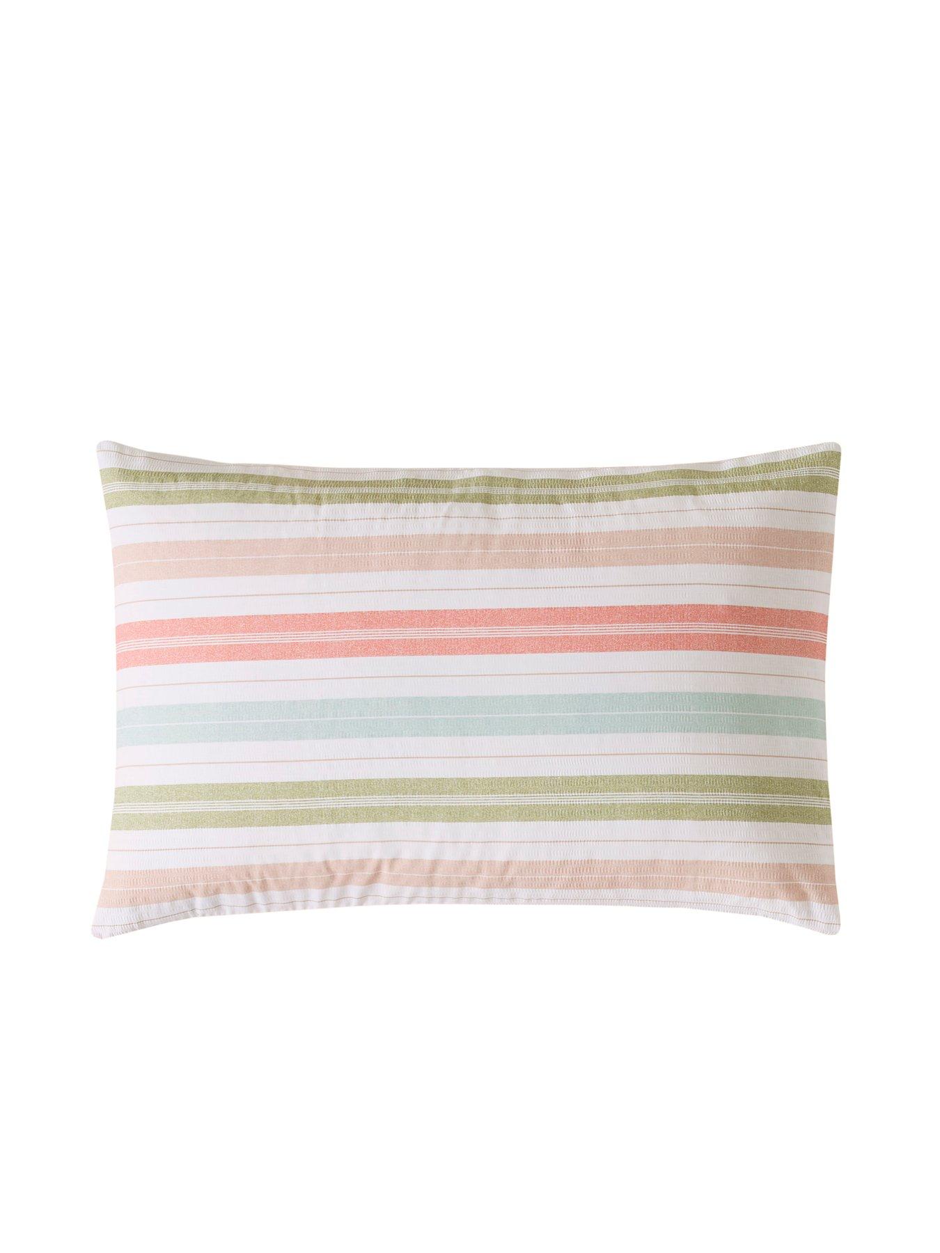 Image 3 of 6 of Laura Ashley Sophiestripe Quilt Set Multi
