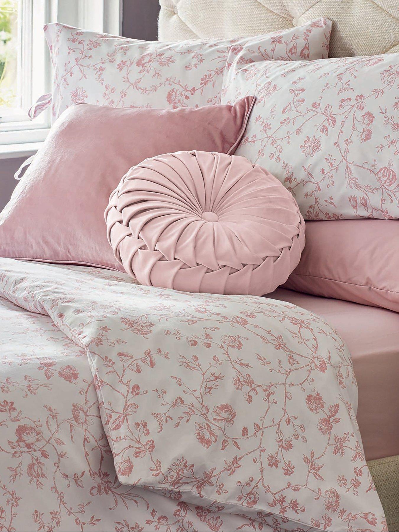 Image 1 of 3 of Laura Ashley Aria Quilt Set Blush
