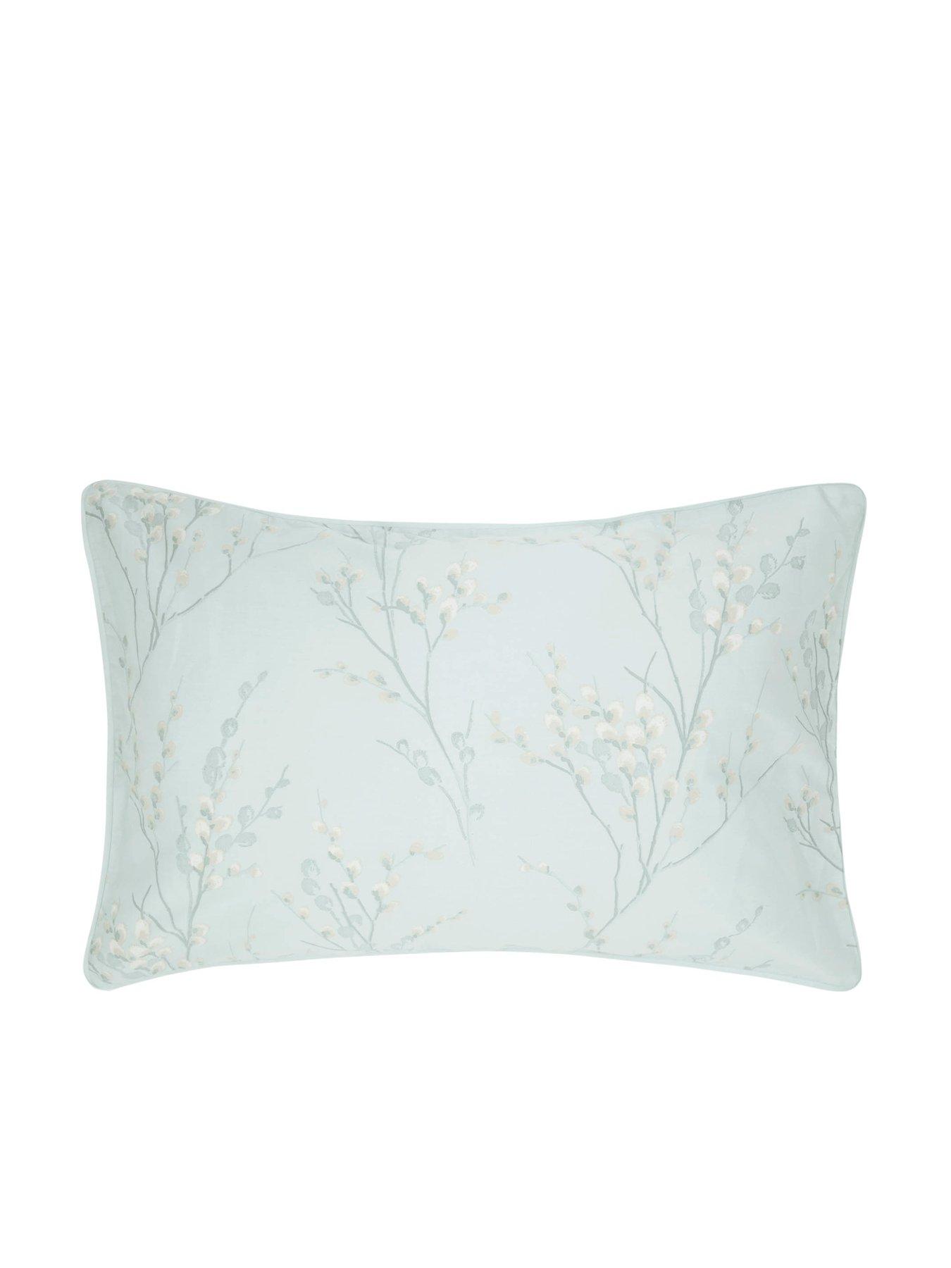 Image 5 of 5 of Laura Ashley PussyWillow Quilt Set Duck Egg