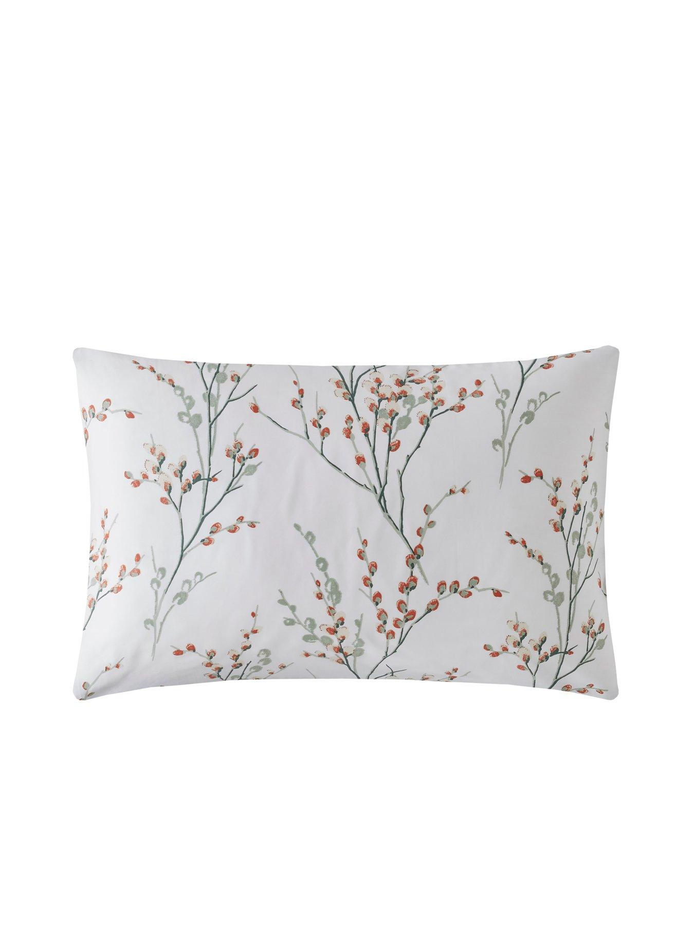 Image 5 of 7 of Laura Ashley Pussy Willow Quilt Set Fern Green