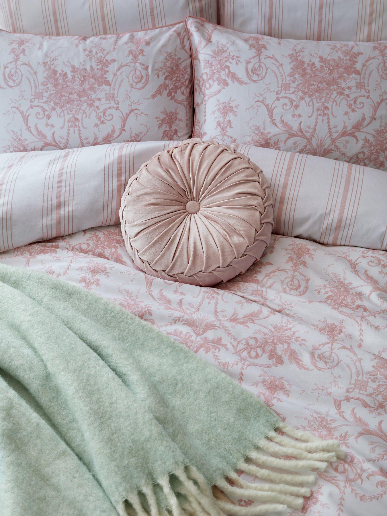 Image 5 of 5 of Laura Ashley Tuileries 100% Cotton Quilt Set Blush
