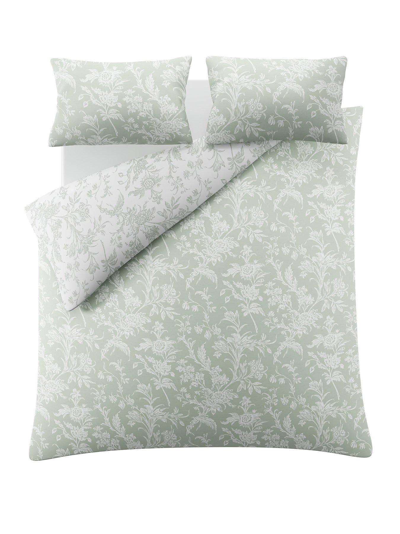 Image 2 of 7 of Laura Ashley Lloyd Quilt Set Sage
