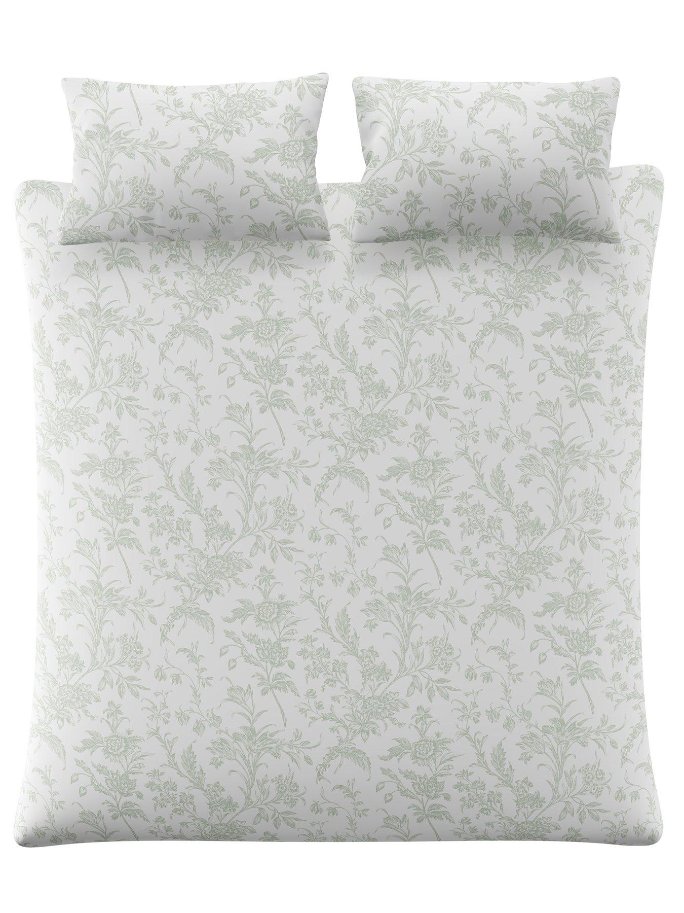 Image 5 of 7 of Laura Ashley Lloyd Quilt Set Sage