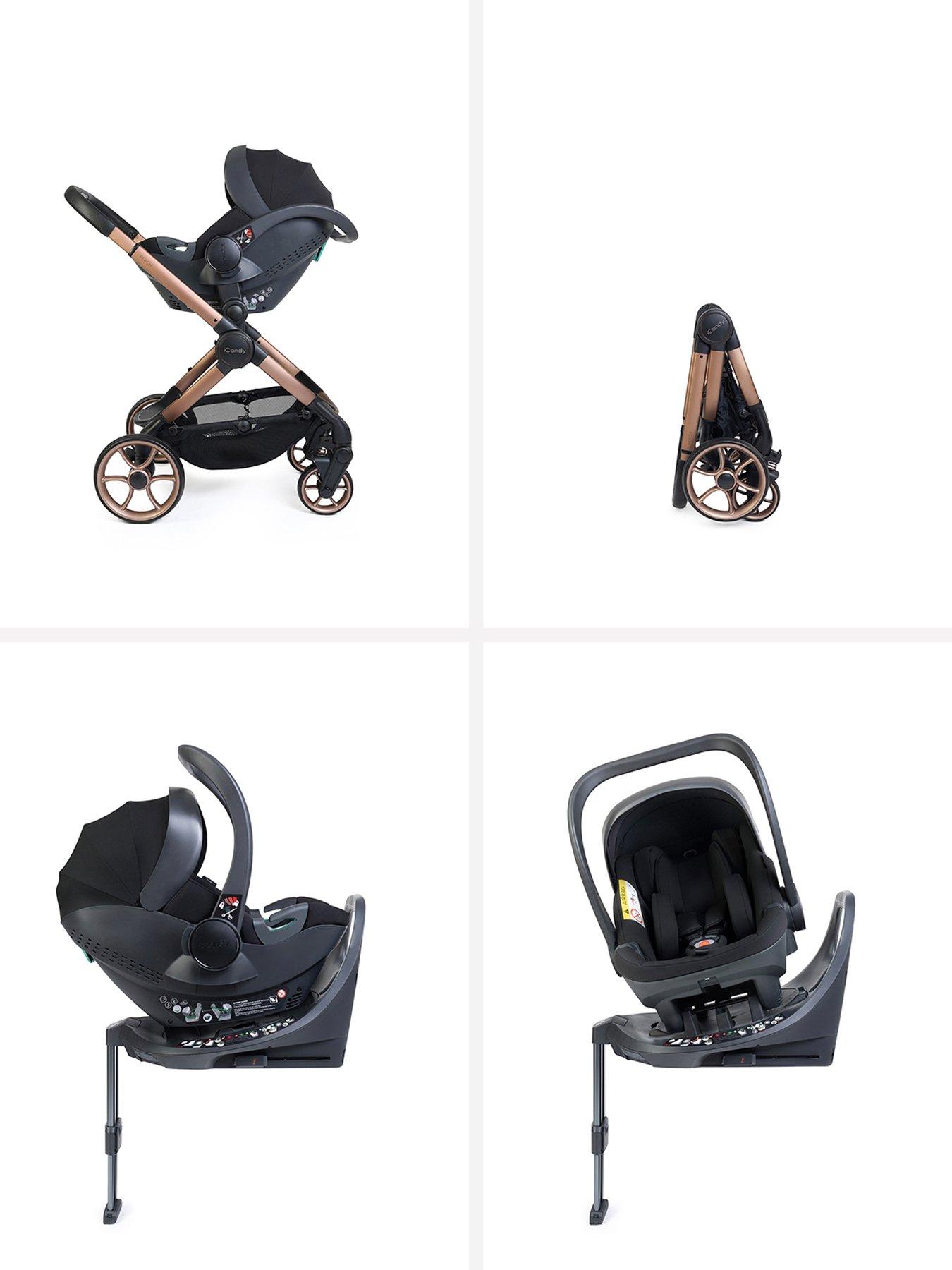 Image 3 of 5 of iCandy Peach 8 Editions Travel System with Black Cocoon 360 - Pecan