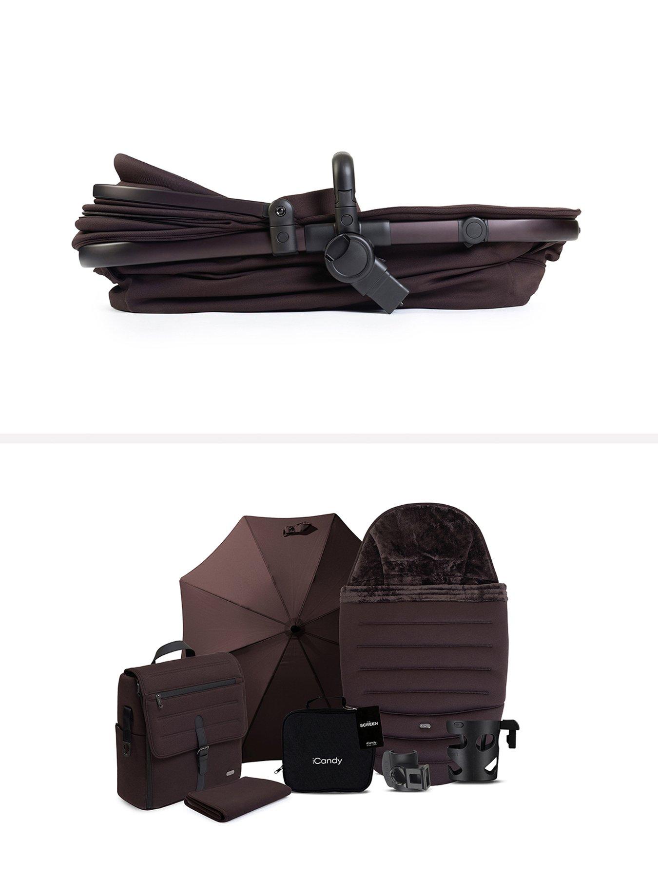 Image 4 of 8 of iCandy Peach 8 Editions Travel System with Black Cocoon 360 - Coffee Bean