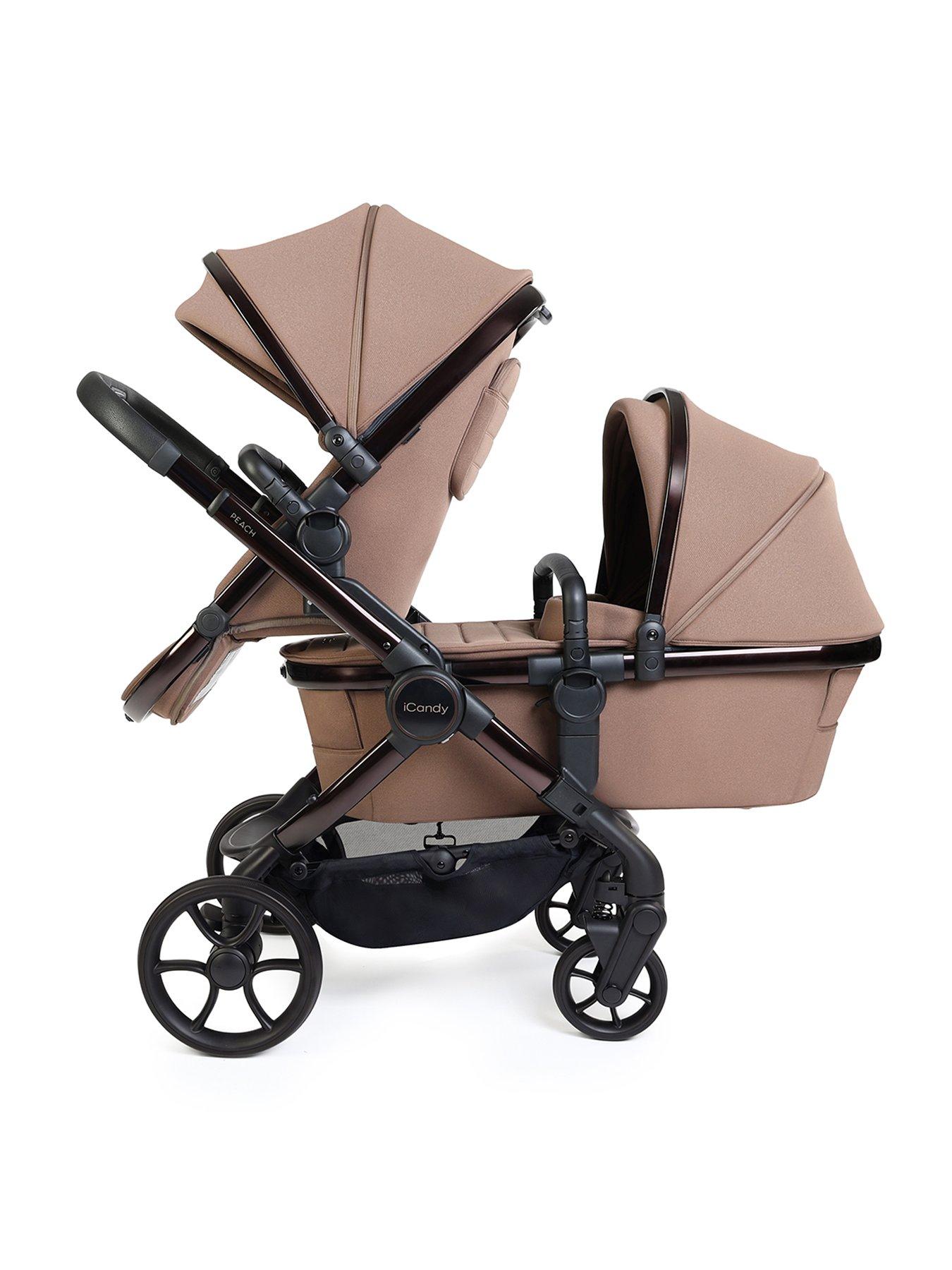  image of icandy-peach-8-double-complete-pushchair-editions-bundle-coco