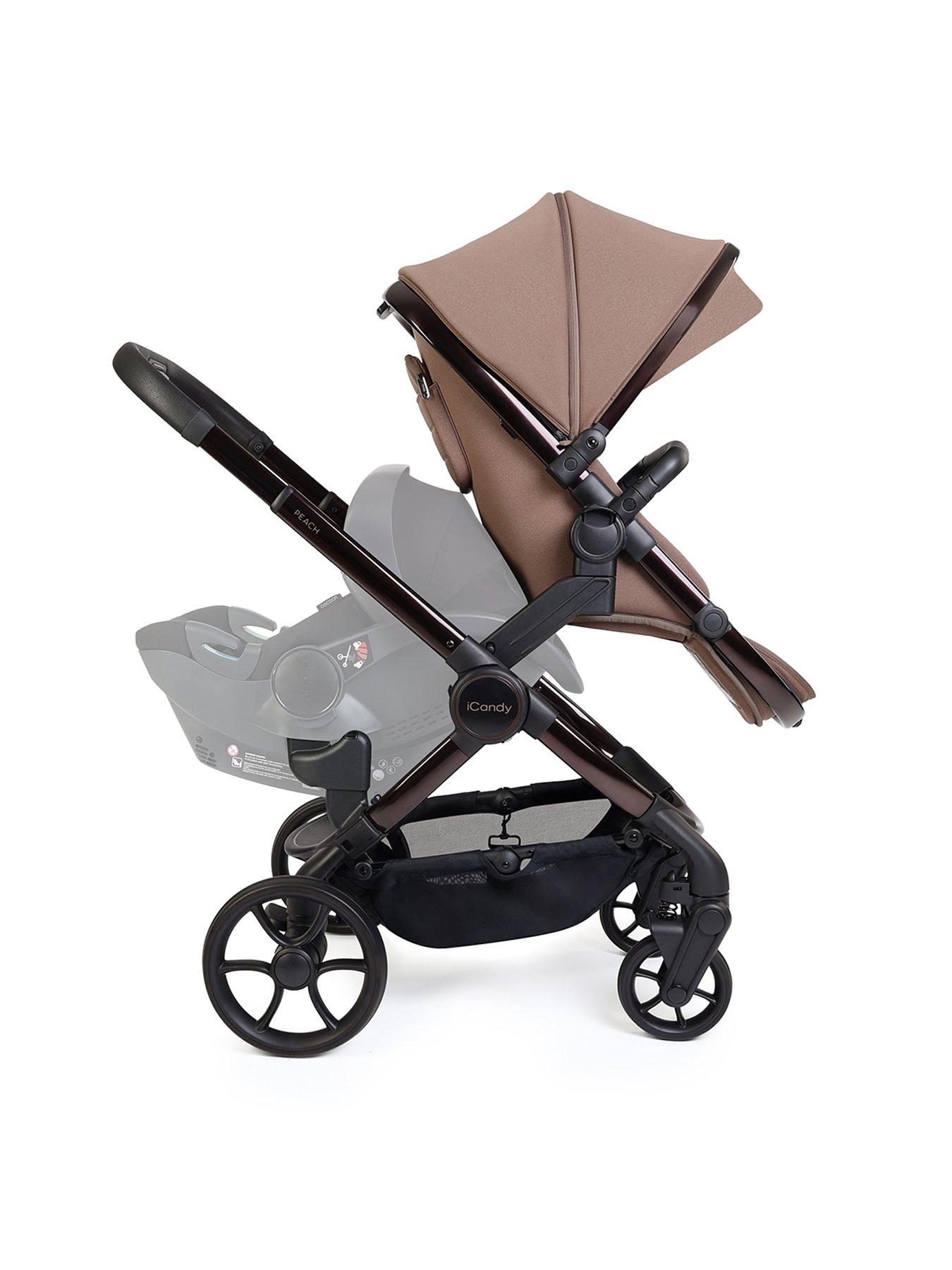  image of icandy-peach-8-double-complete-pushchair-editions-bundle-coco