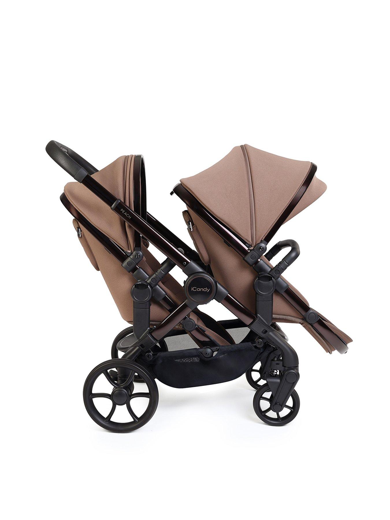  image of icandy-peach-8-double-complete-pushchair-editions-bundle-coco