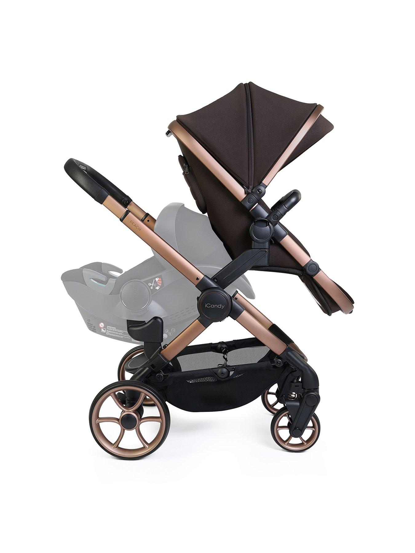 Image 3 of 7 of iCandy Peach 8 Double Complete Pushchair Editions Bundle - Pecan