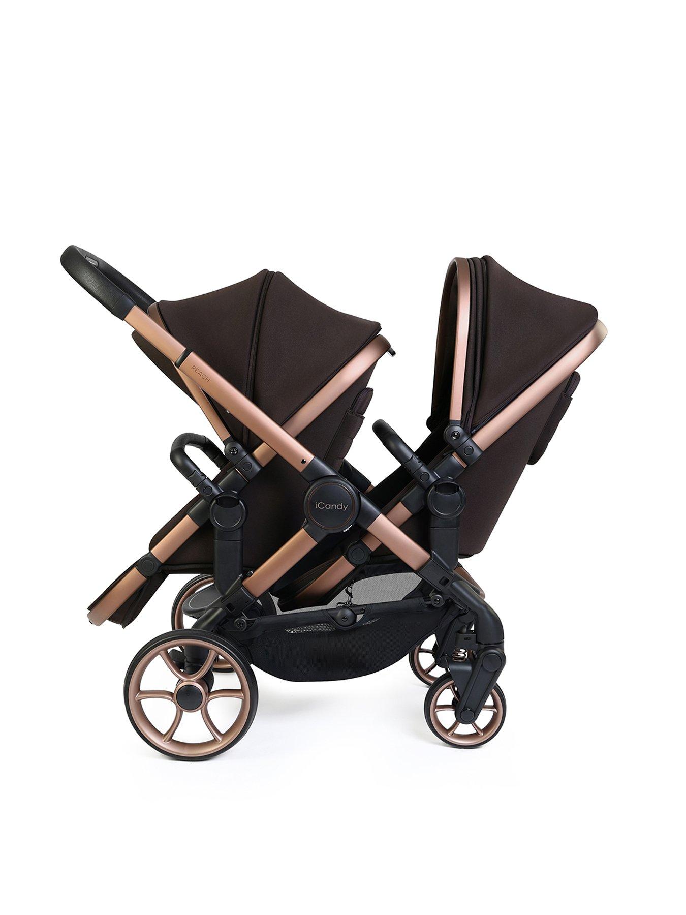 Image 4 of 7 of iCandy Peach 8 Double Complete Pushchair Editions Bundle - Pecan