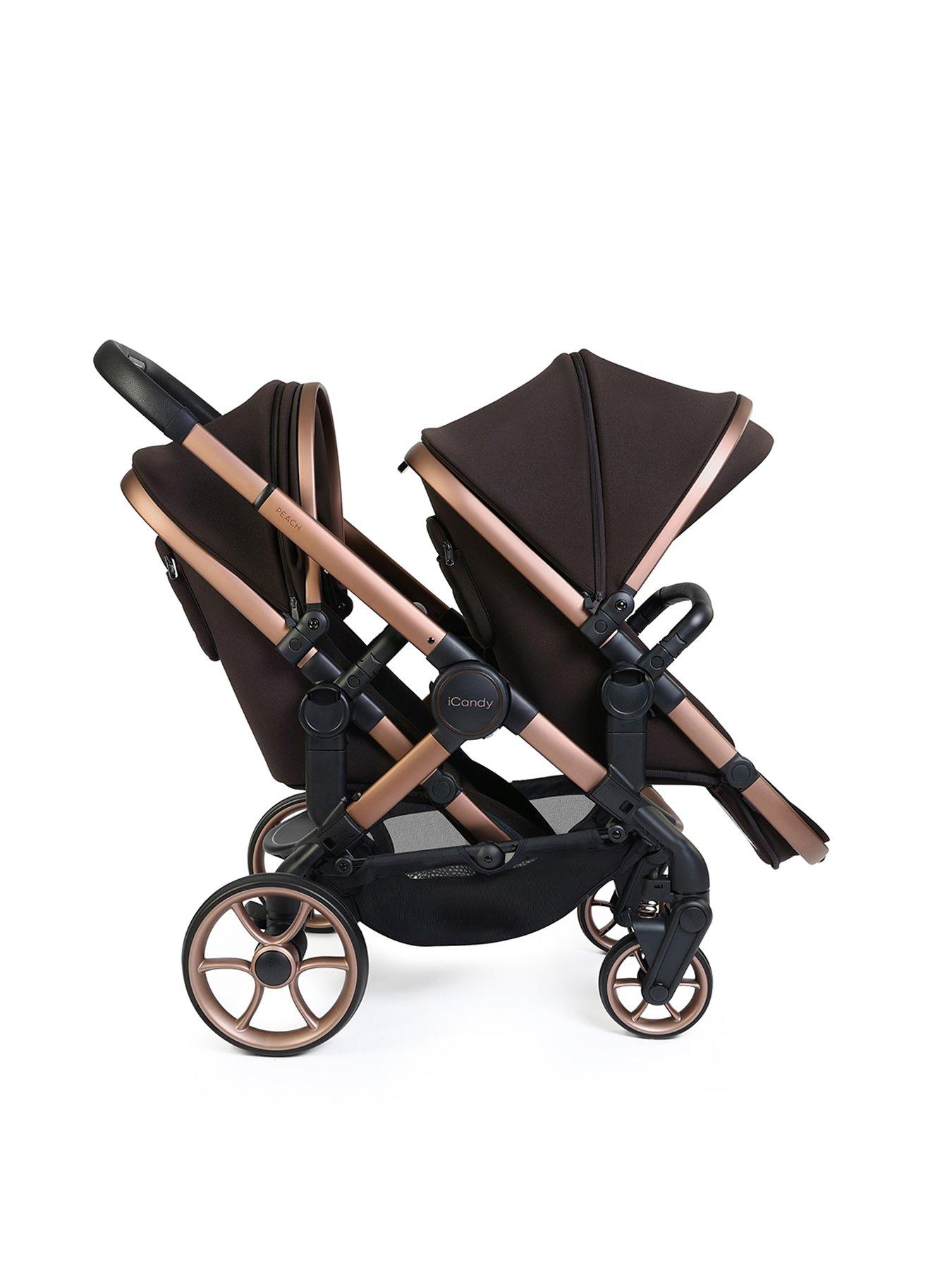 Image 5 of 7 of iCandy Peach 8 Double Complete Pushchair Editions Bundle - Pecan