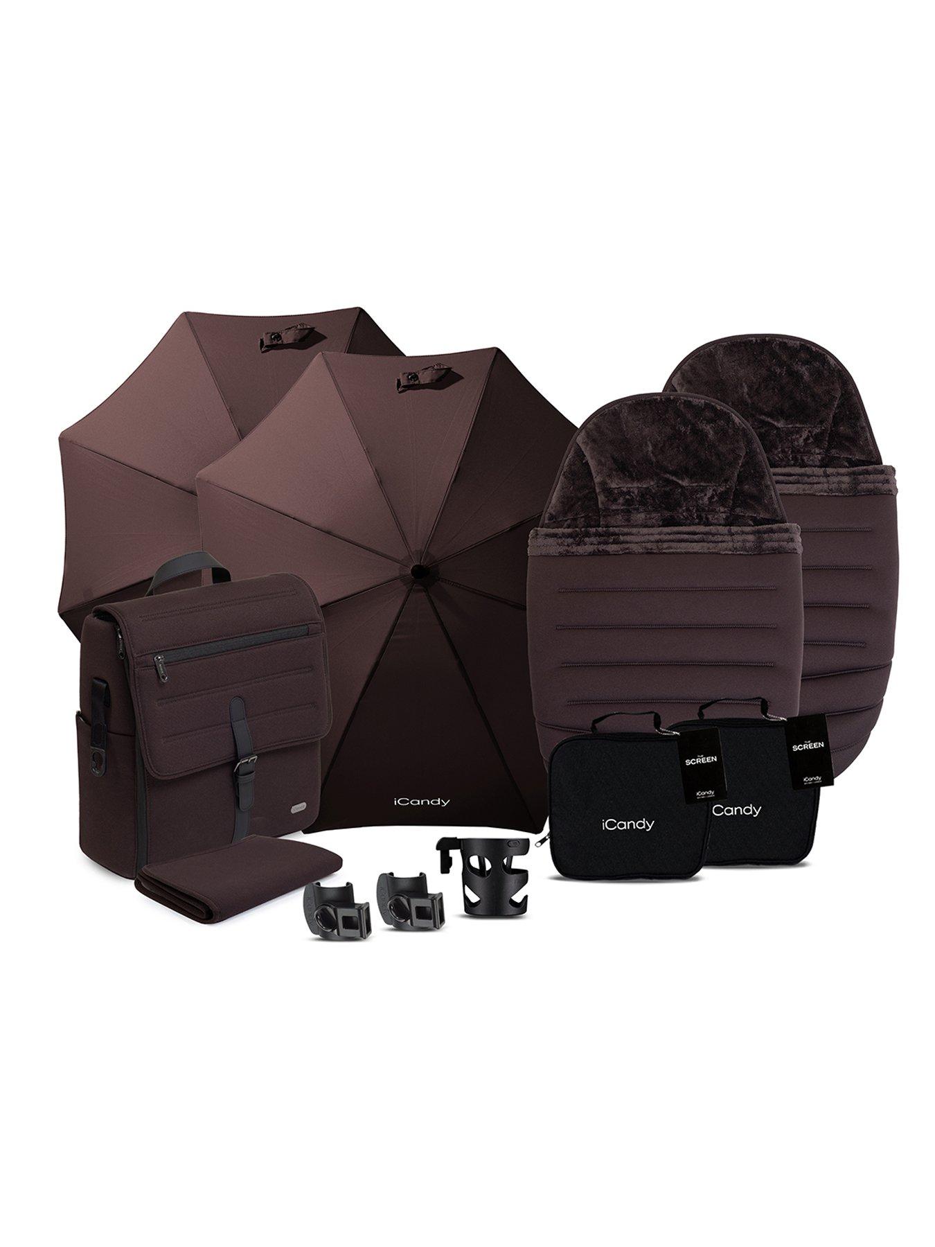 Image 7 of 7 of iCandy Peach 8 Twin Complete Pushchair Editions Bundle - Coffee Bean