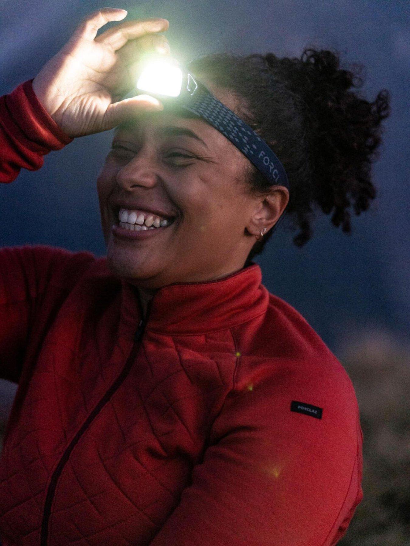 Image 2 of 6 of Decathlon HEADLAMP HL100 USB  120lm blue