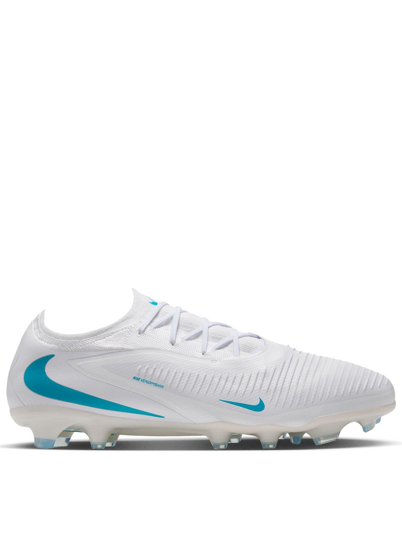 Image 1 of 7 of Nike Phantom 6 Low Pro Firm Ground Football Boots - White