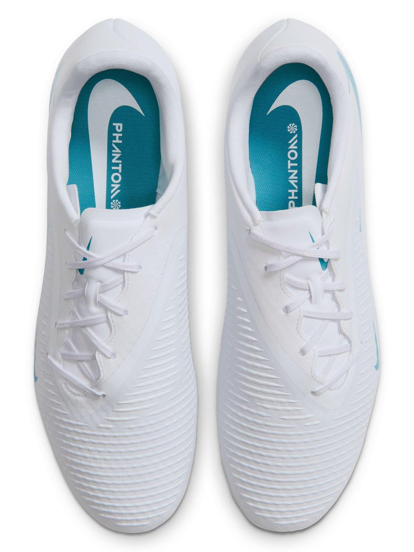 Image 4 of 7 of Nike Phantom 6 Low Academy Firm/multi Ground Football Boots - White