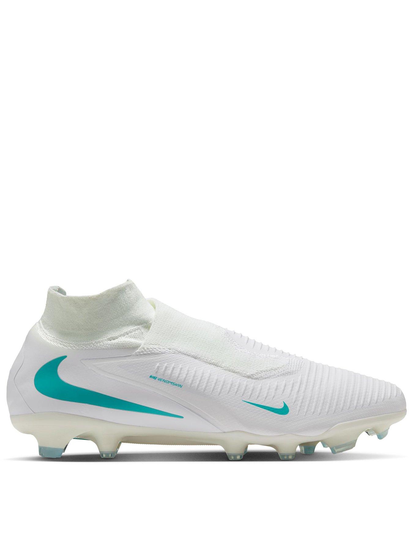 Image 1 of 7 of Nike Phantom 6 High Pro Firm Ground Football Boots - White