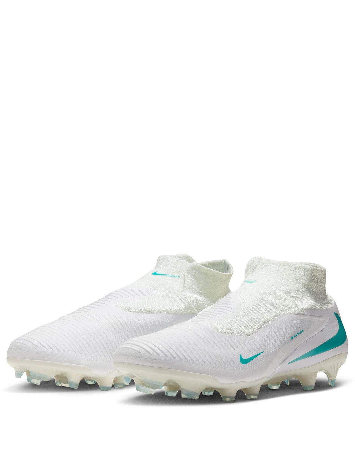 Image 2 of 7 of Nike Phantom 6 High Pro Firm Ground Football Boots - White