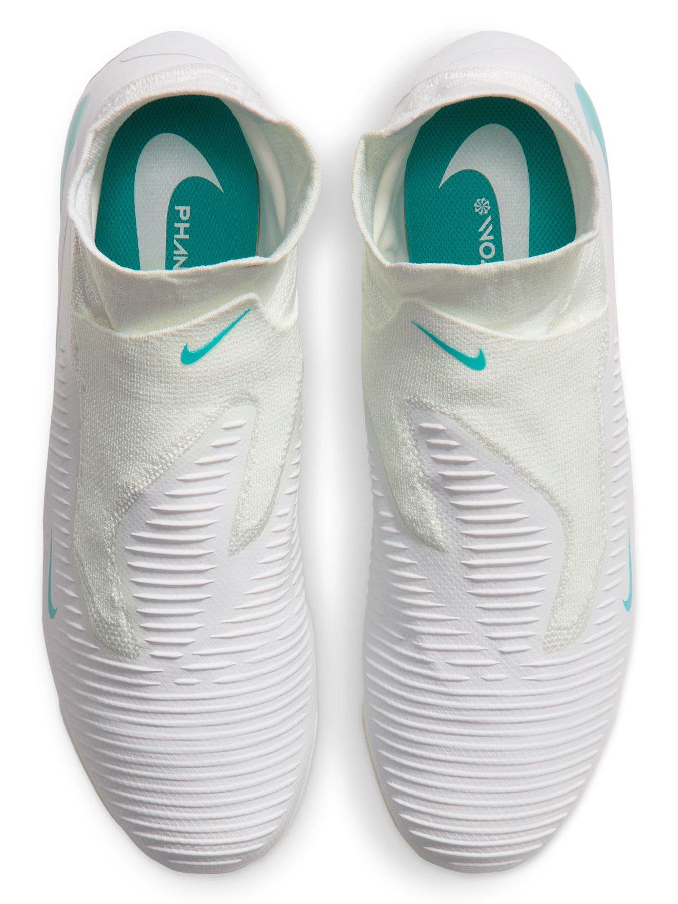Image 4 of 7 of Nike Phantom 6 High Pro Firm Ground Football Boots - White