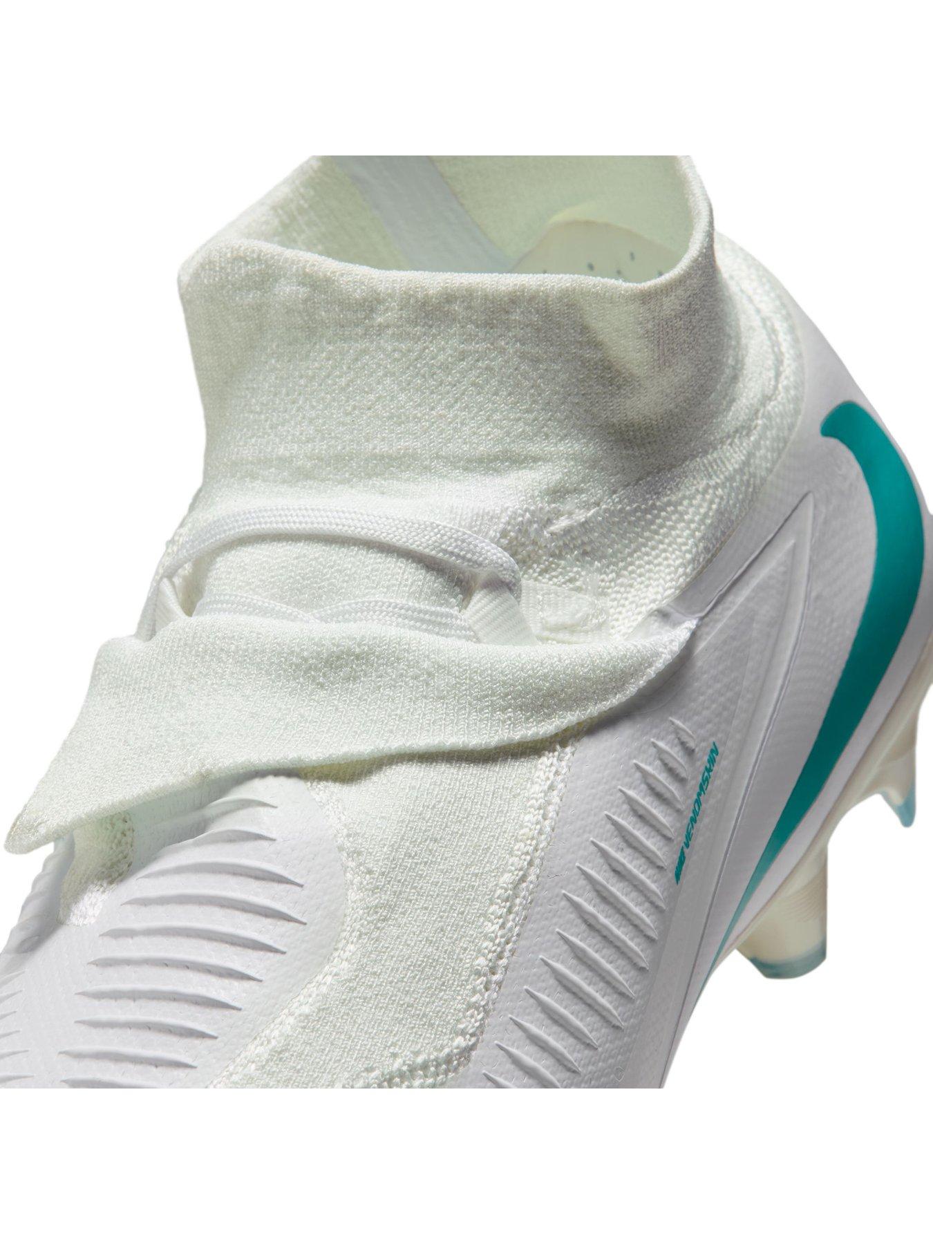 Image 6 of 7 of Nike Phantom 6 High Pro Firm Ground Football Boots - White