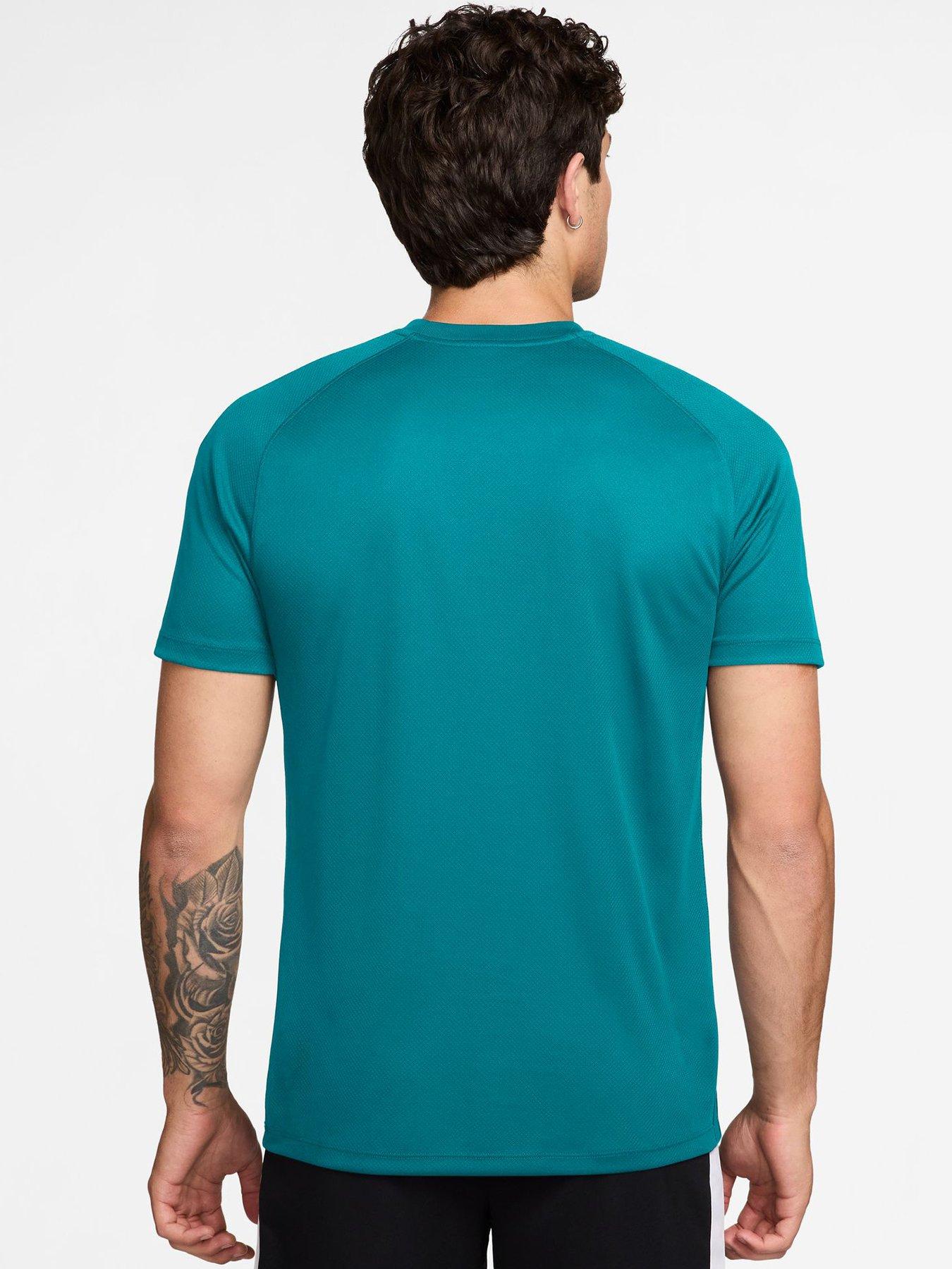 Image 2 of 3 of Nike Mens Dri-Fit Strike Short Sleeve Football Top - Blue