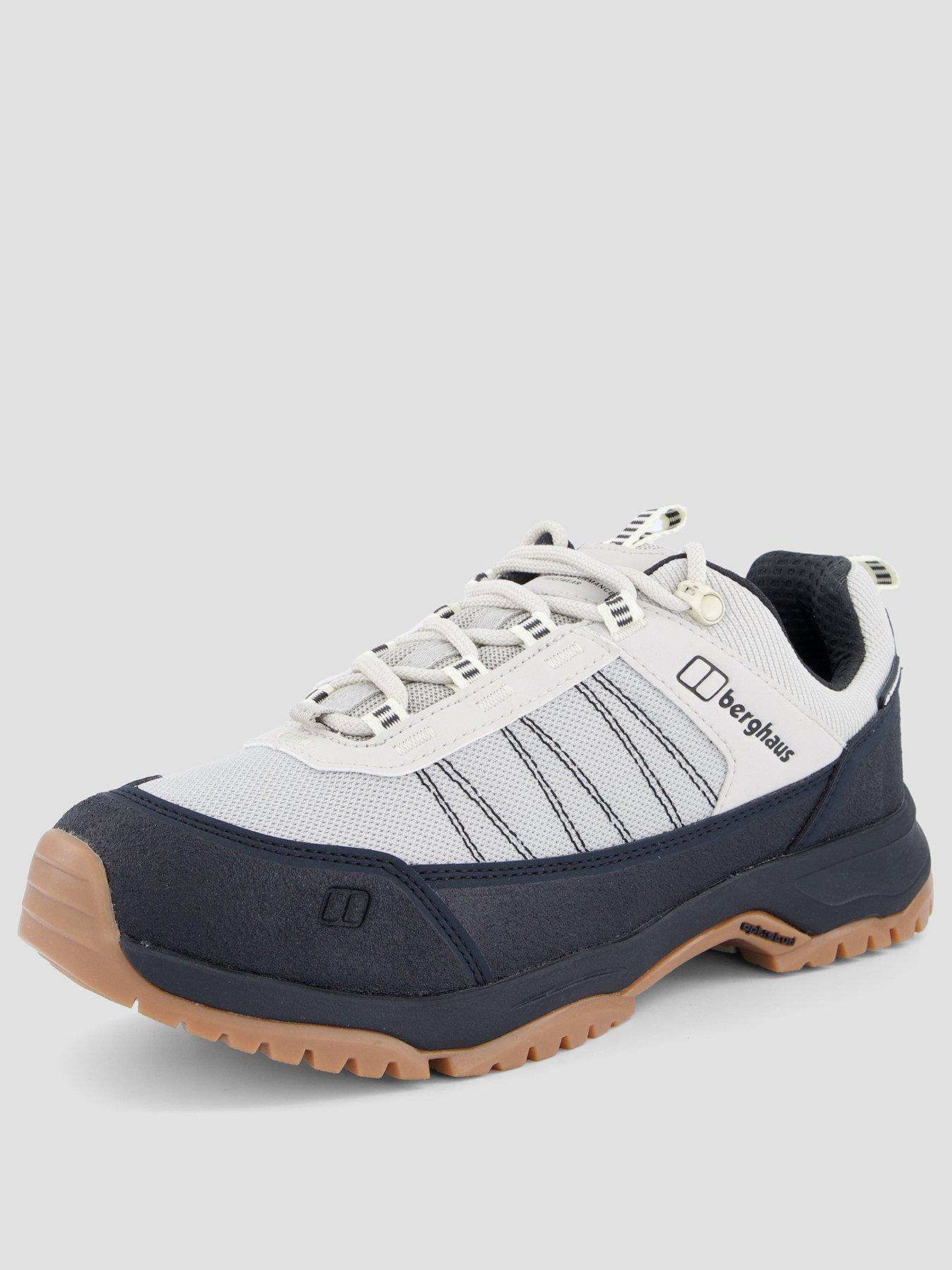 Image 2 of 7 of Berghaus Mens Cushioned Grippy Lace-Up Hiking Shoes - Black