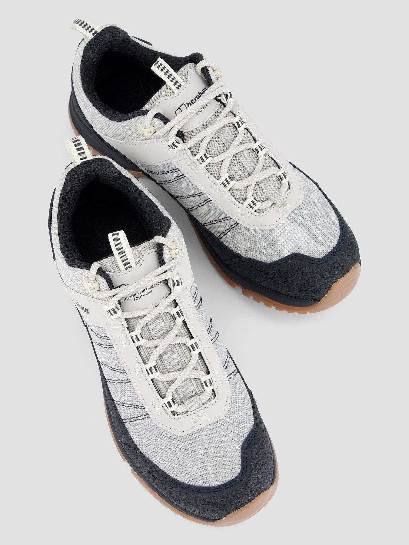 Image 3 of 7 of Berghaus Mens Cushioned Grippy Lace-Up Hiking Shoes - Black