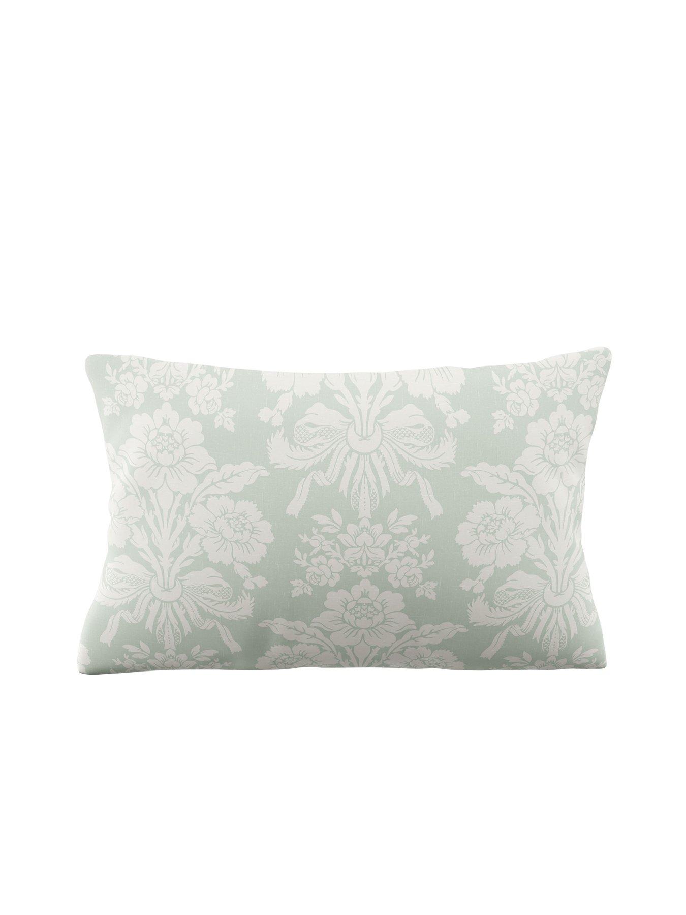 Image 3 of 7 of Laura Ashley Tatton Quilt Set Duck Egg Green
