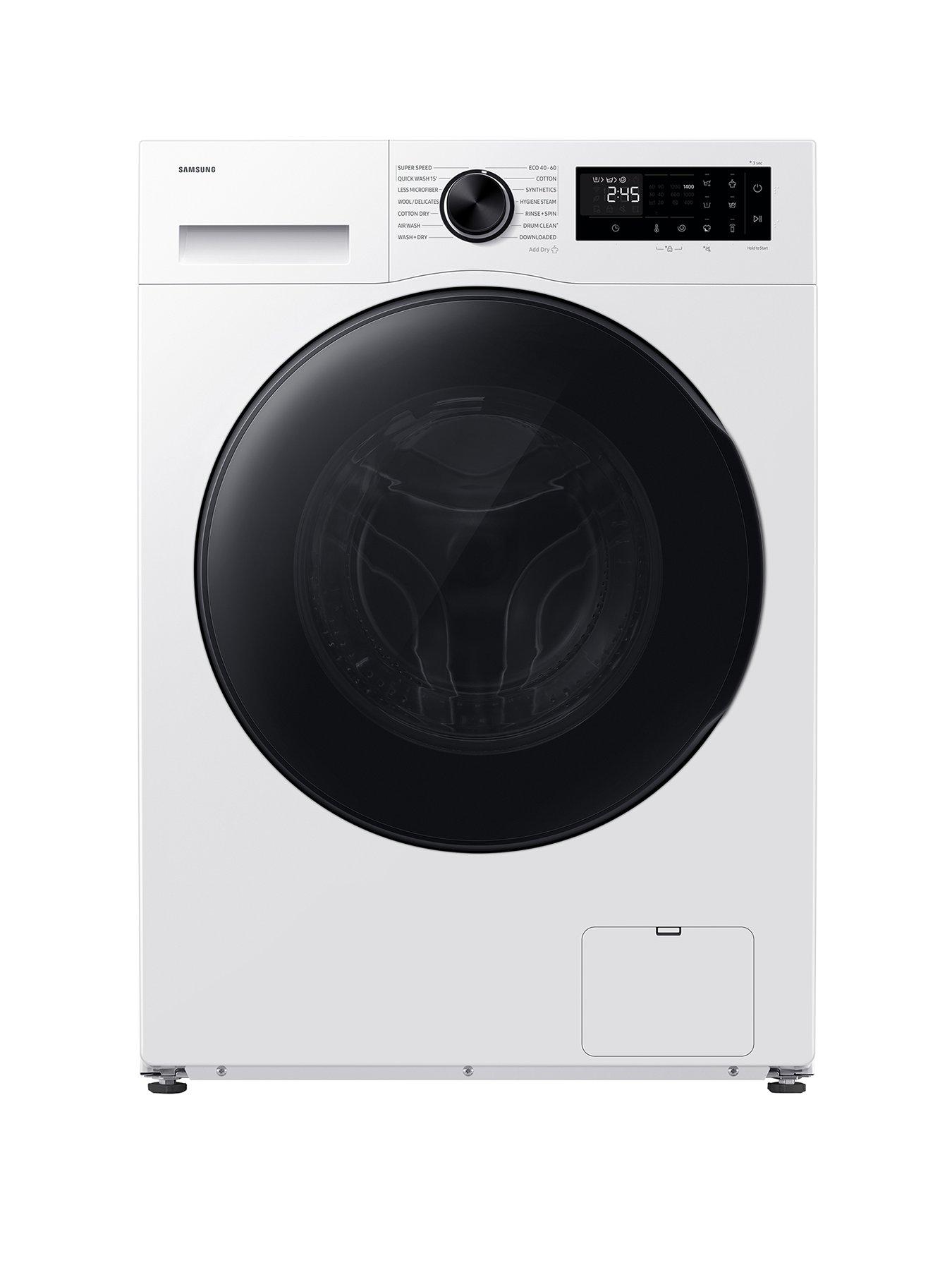 Image 1 of 7 of Samsung Series 5 AI Energy WD90HG5U34BEEU 9kg Load, 6kg Dry, 1400rpm&nbsp;Spin Smart Washer Dryer -&nbsp;White