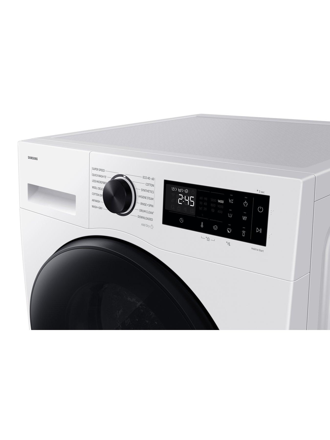 Image 3 of 7 of Samsung Series 5 AI Energy WD90HG5U34BEEU 9kg Load, 6kg Dry, 1400rpm&nbsp;Spin Smart Washer Dryer -&nbsp;White