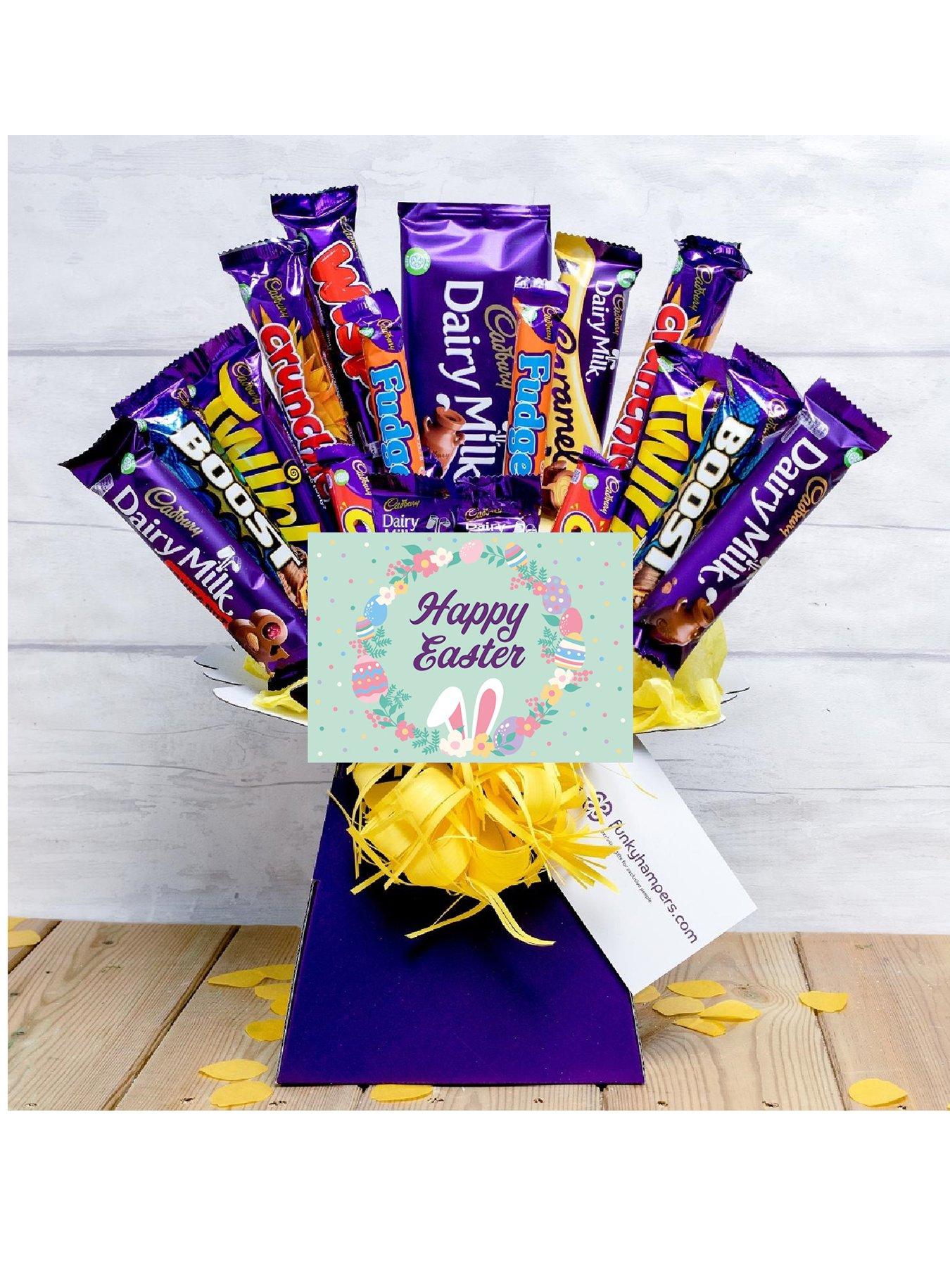 Funky Hampers Happy Easter Deluxe Cadburys Chocolate Bouquet