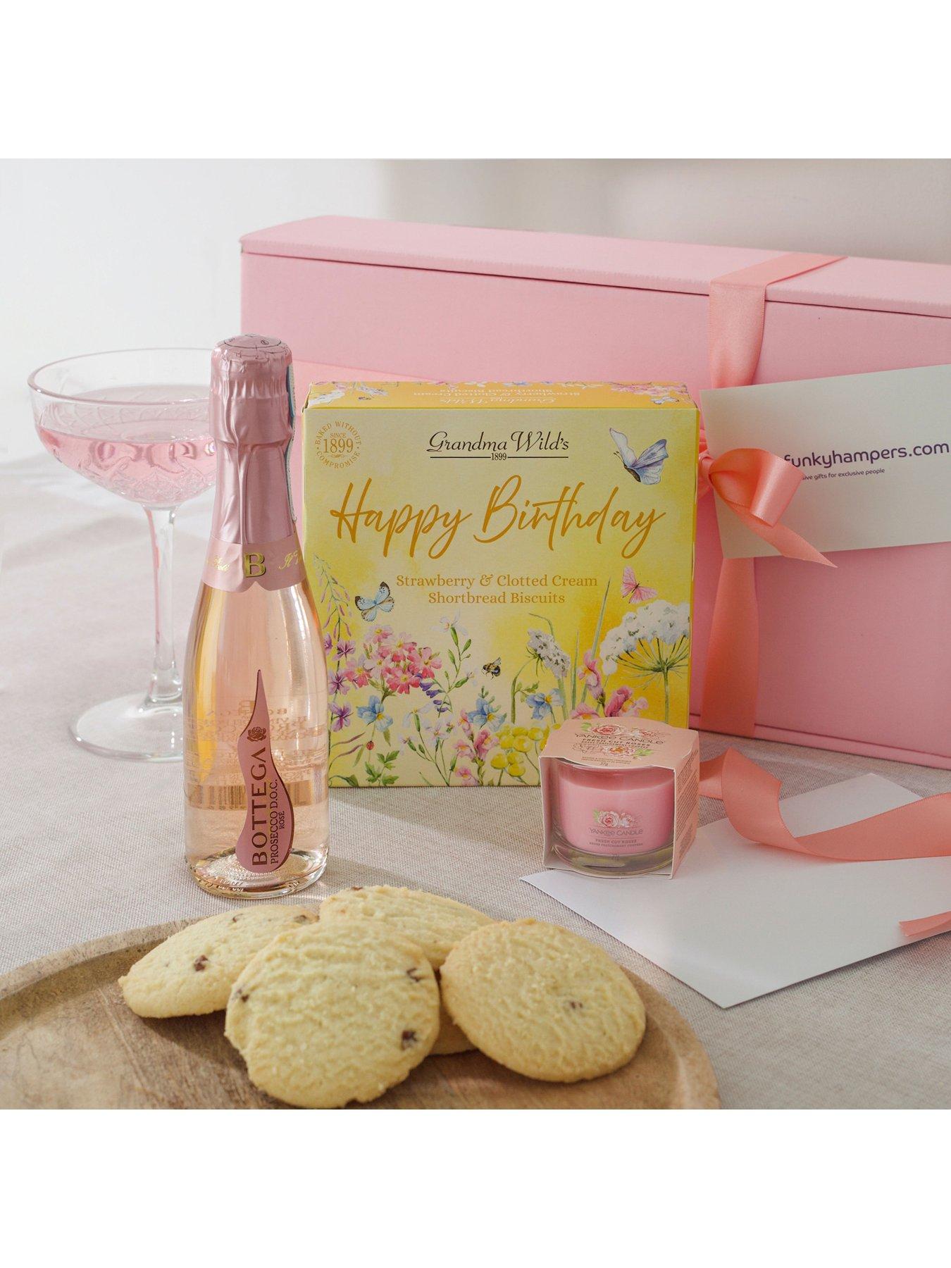 Image 2 of 3 of Funky Hampers Birthday Bubbles & Biscuits Gift Box