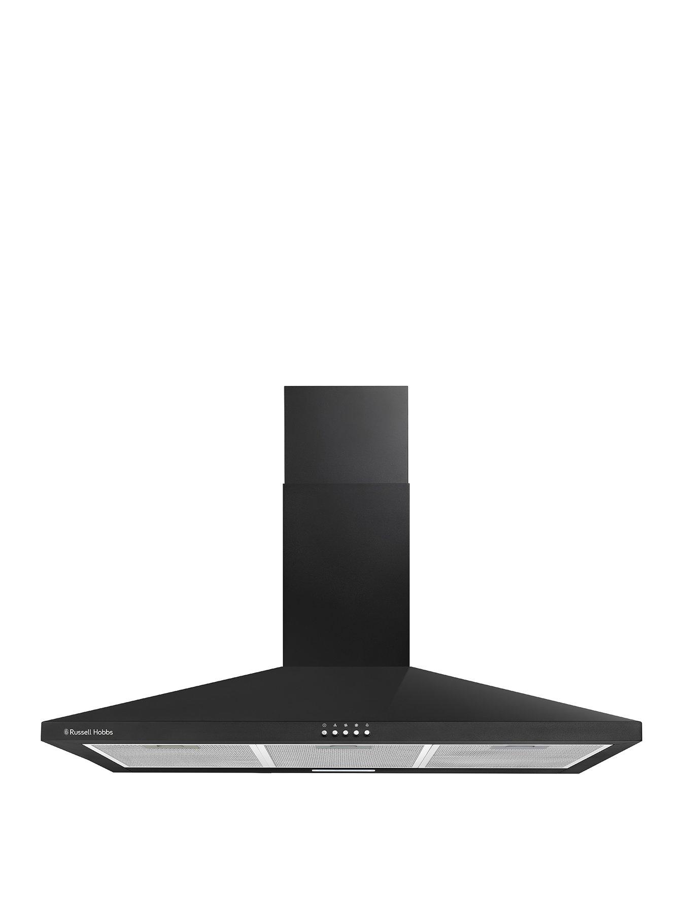 Russell Hobbs RH90SCH03A1B A++ 90CM Chimney Hood - Black