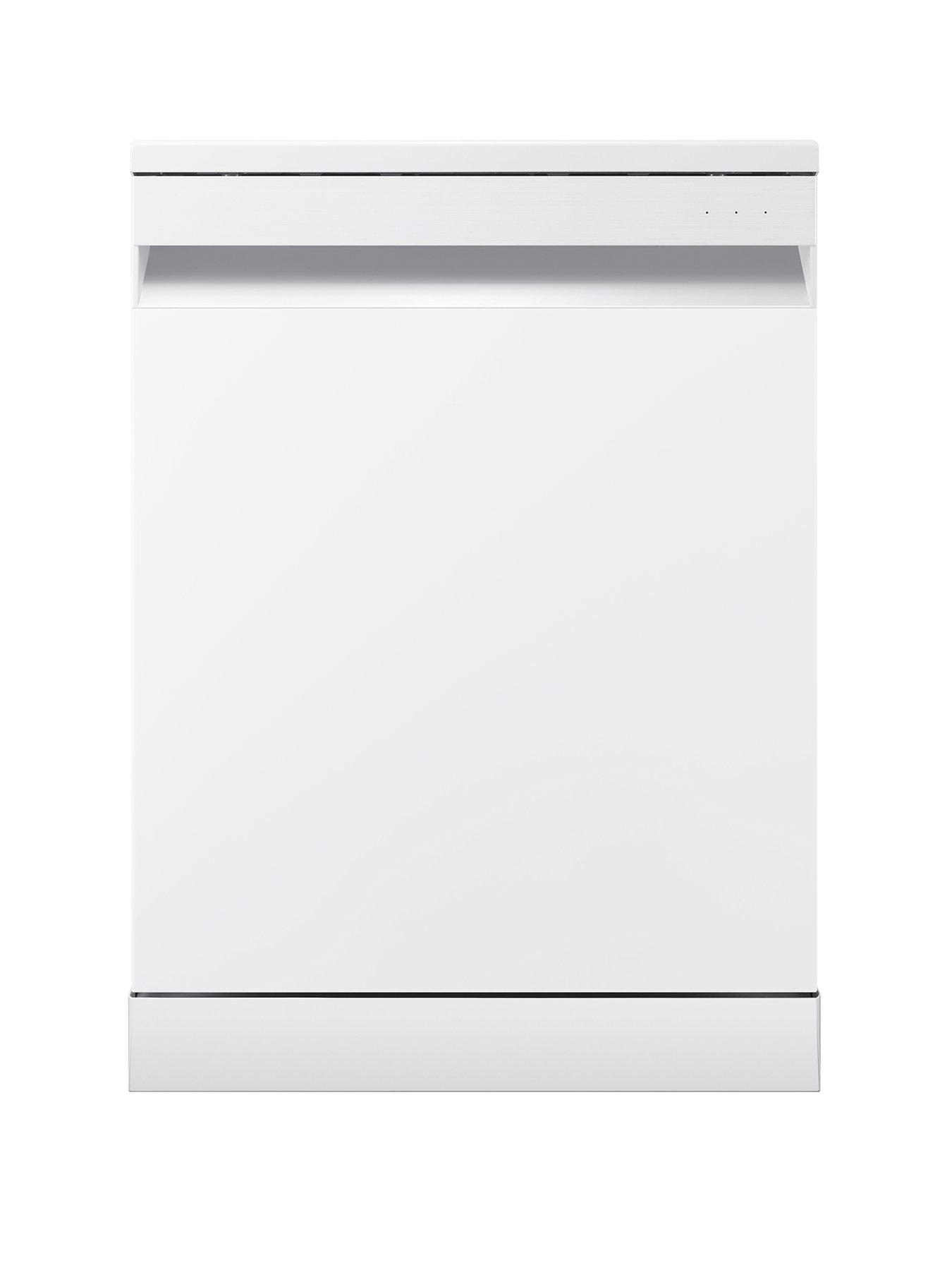 Samsung Series 7 Auto Open Door DW70H73YCFVU4 14 Place Setting Smart Freestanding Dishwasher - White