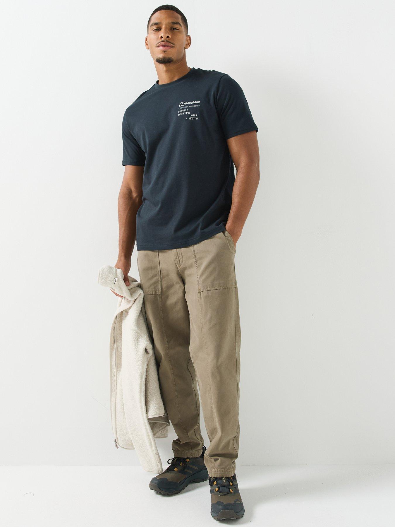 Image 3 of 6 of Berghaus Mens Mount 10 Essential Graphic Crew Neck T-Shirt - Black