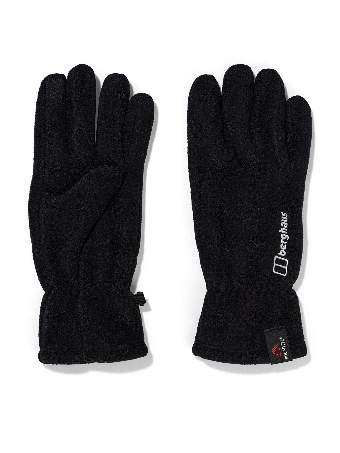 Image 1 of 5 of Berghaus Unisex Prism Polartec Touchscreen Clip Gloves - Black