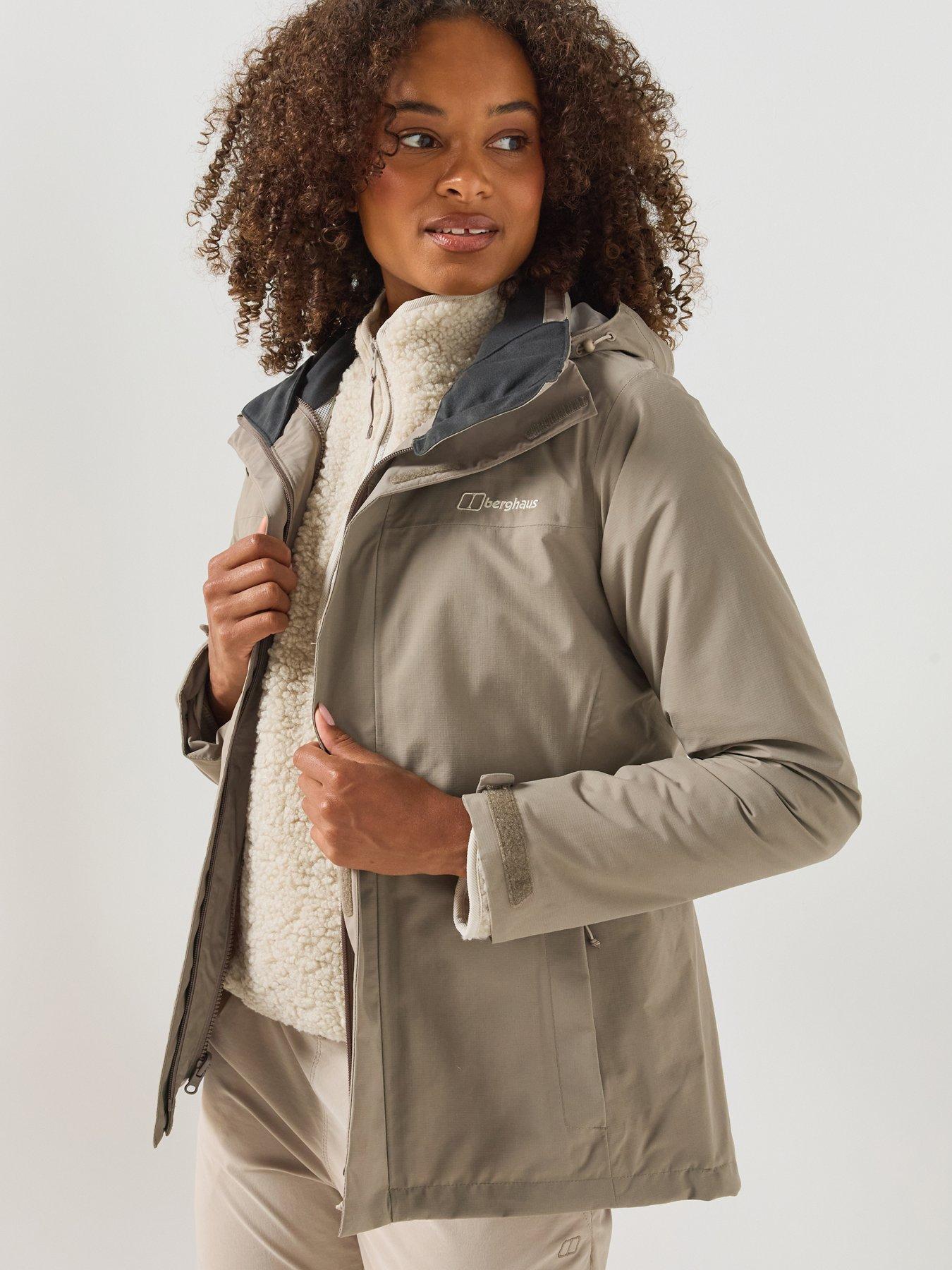 Image 1 of 6 of Berghaus Womens Hillwalker 2.0 Waterproof Jacket - Beige