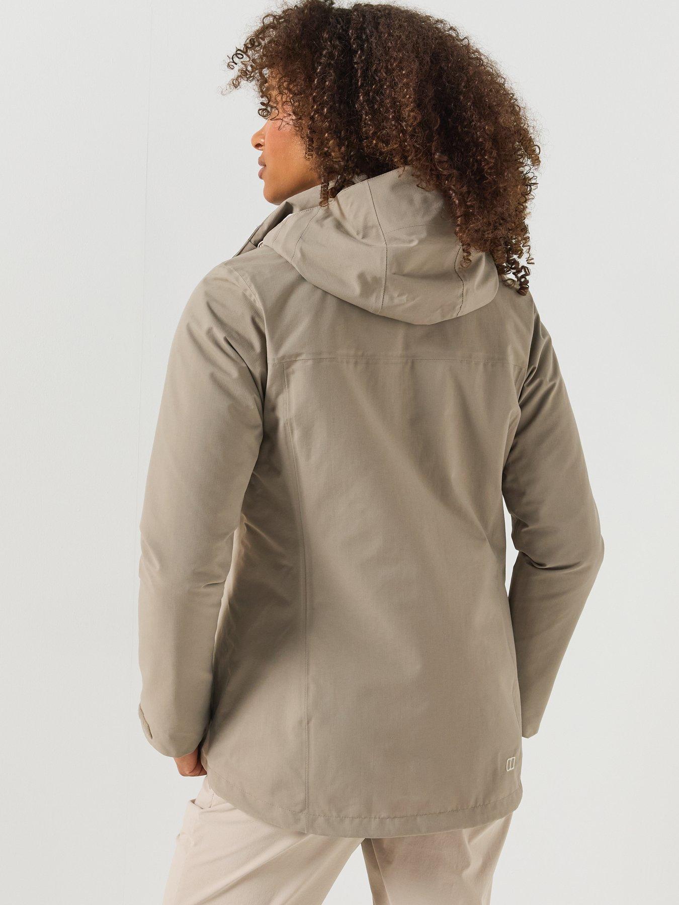 Image 2 of 6 of Berghaus Womens Hillwalker 2.0 Waterproof Jacket - Beige