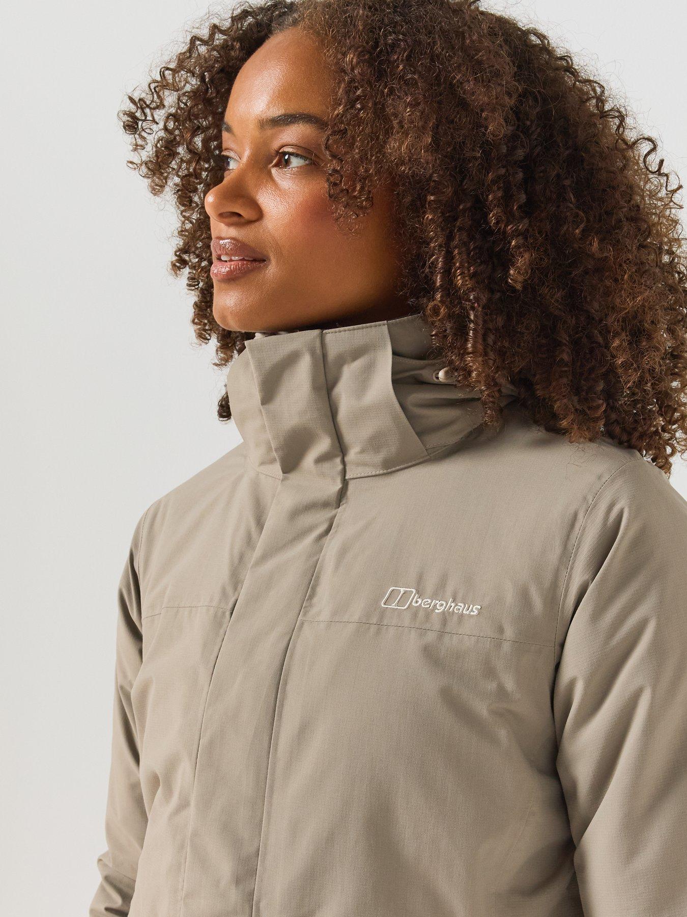 Image 6 of 6 of Berghaus Womens Hillwalker 2.0 Waterproof Jacket - Beige