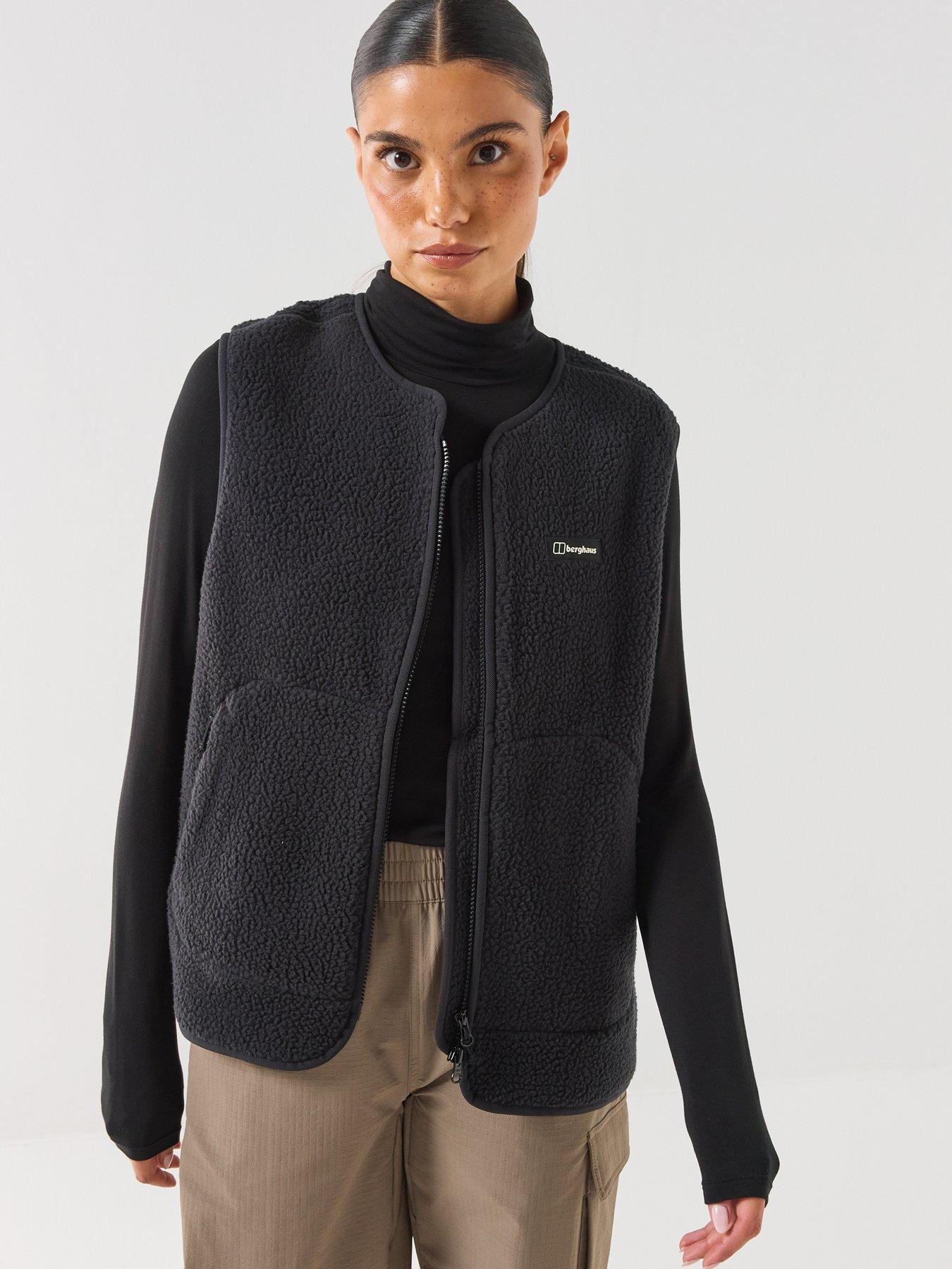 Image 1 of 6 of Berghaus Womens Relaxed Fleece Full Zip Gilet - Black