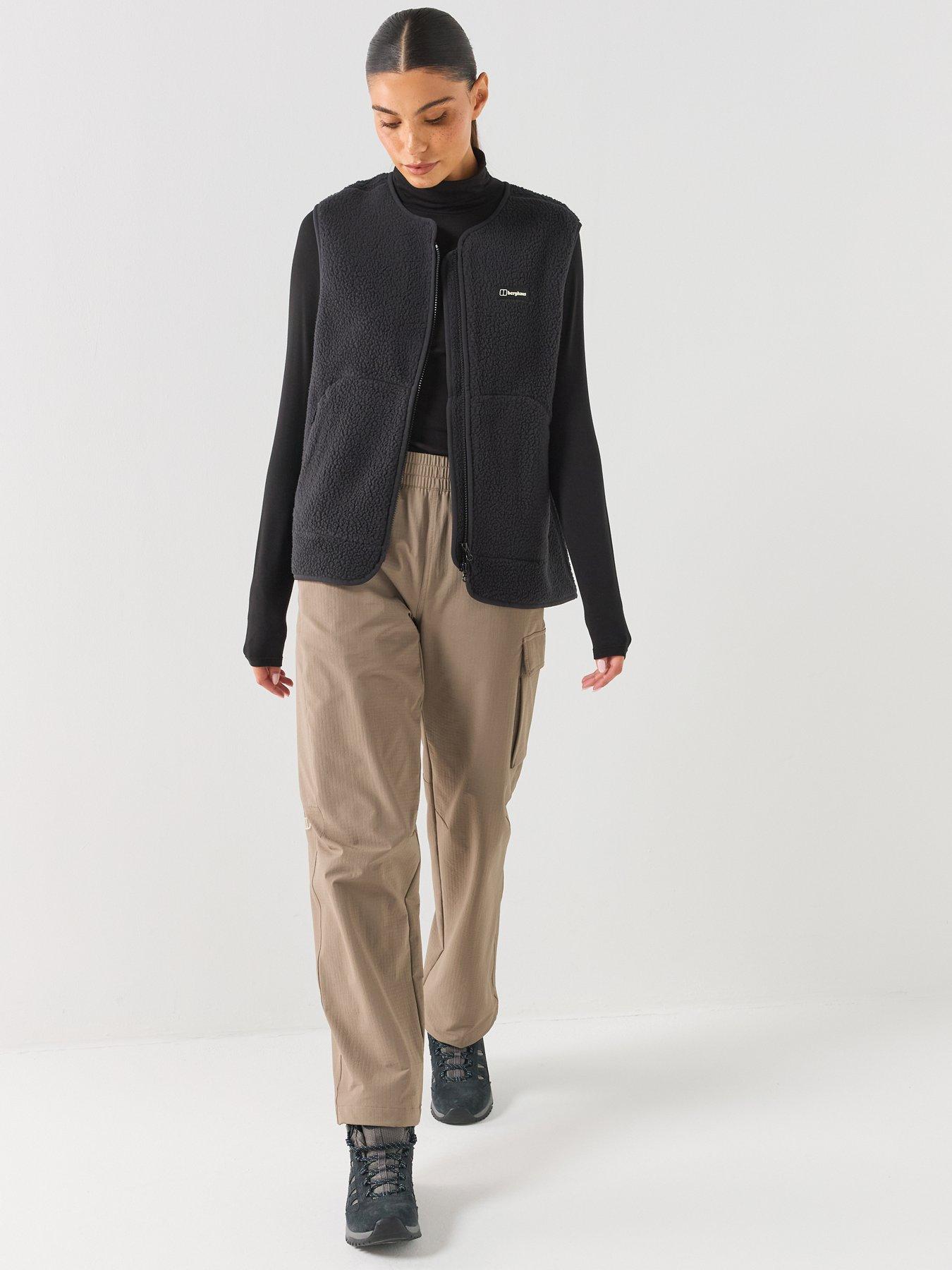 Image 3 of 6 of Berghaus Womens Relaxed Fleece Full Zip Gilet - Black