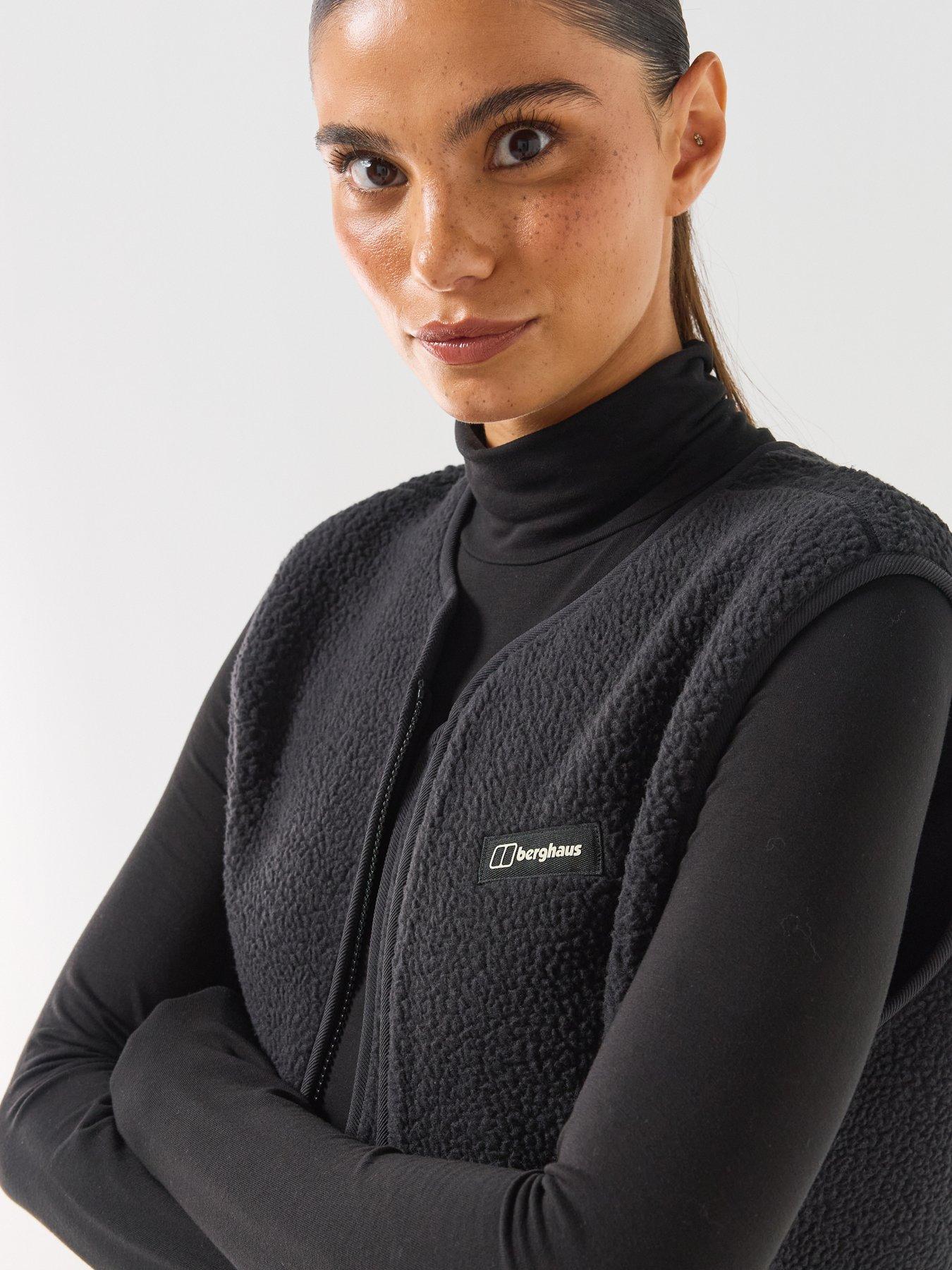 Image 4 of 6 of Berghaus Womens Relaxed Fleece Full Zip Gilet - Black