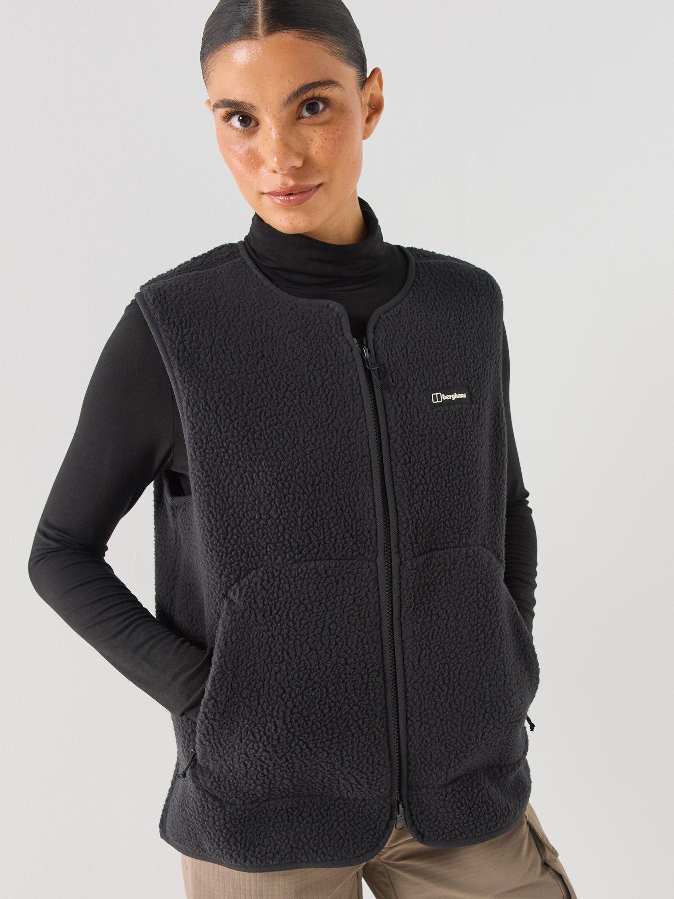 Image 6 of 6 of Berghaus Womens Relaxed Fleece Full Zip Gilet - Black