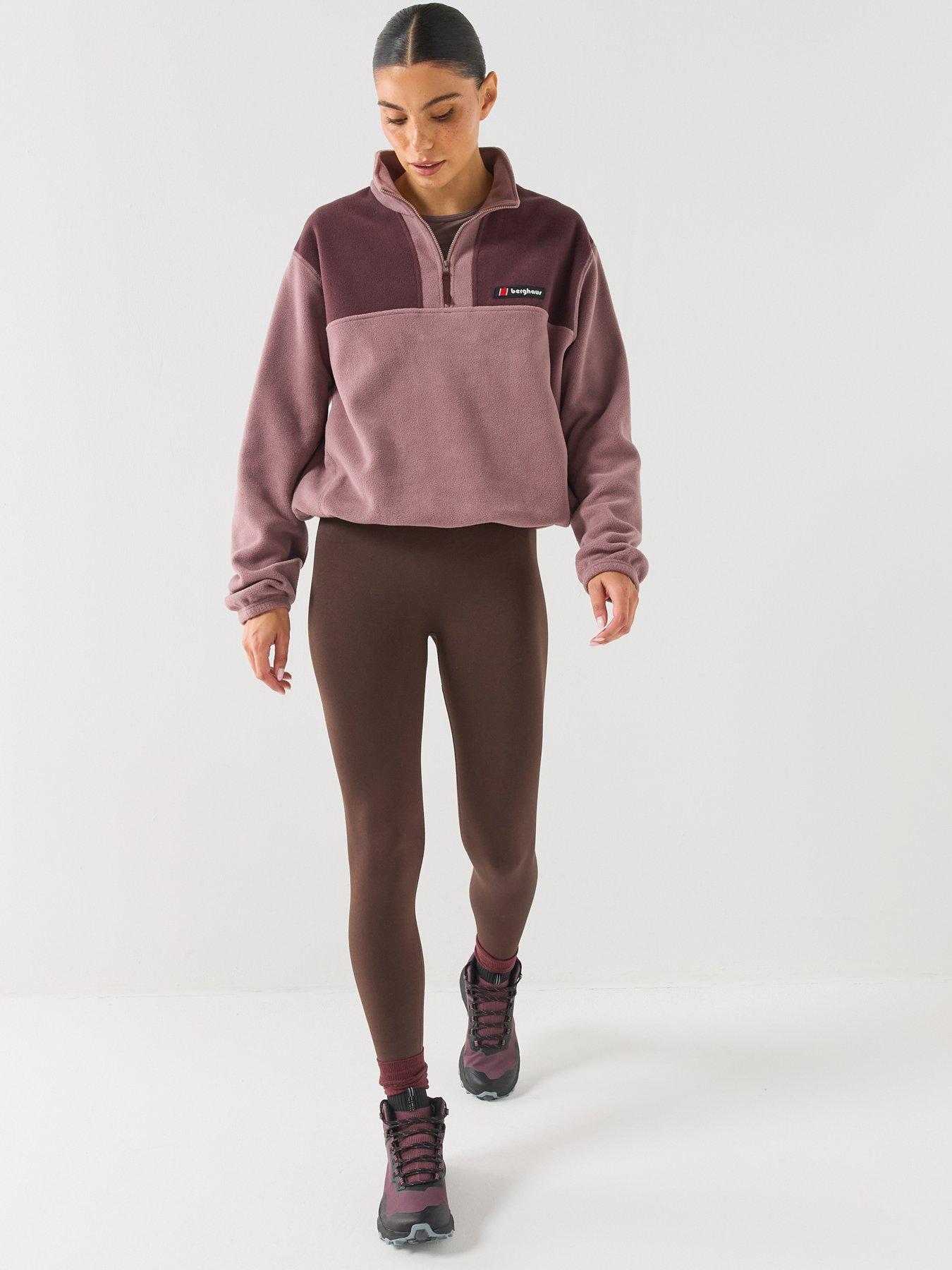 Image 3 of 6 of Berghaus Womens Trango Mountain Half Zip Fleece Midlayer - Brown