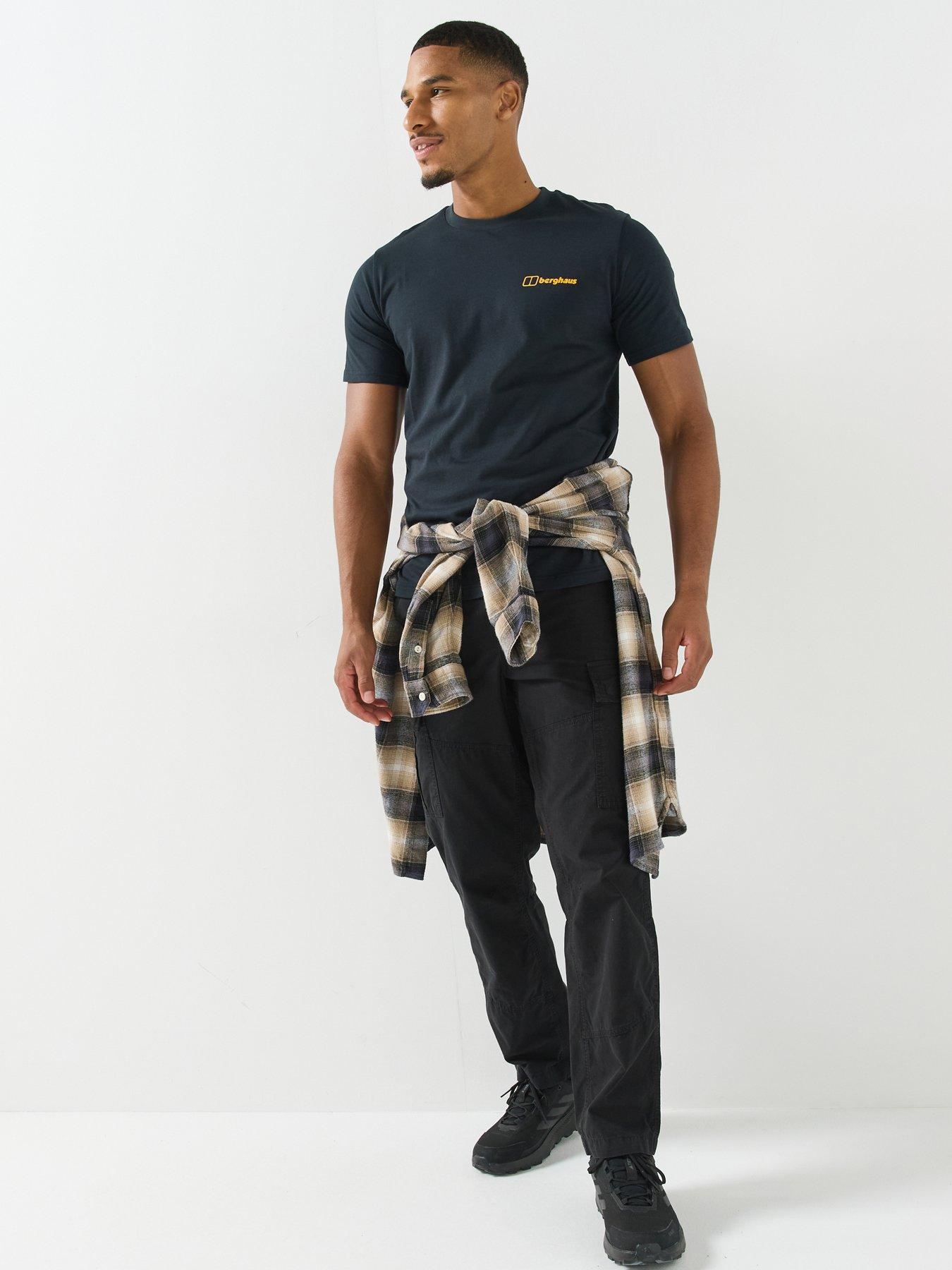 Image 3 of 6 of Berghaus Mens Staticscape Graphic Cotton T-Shirt - Black