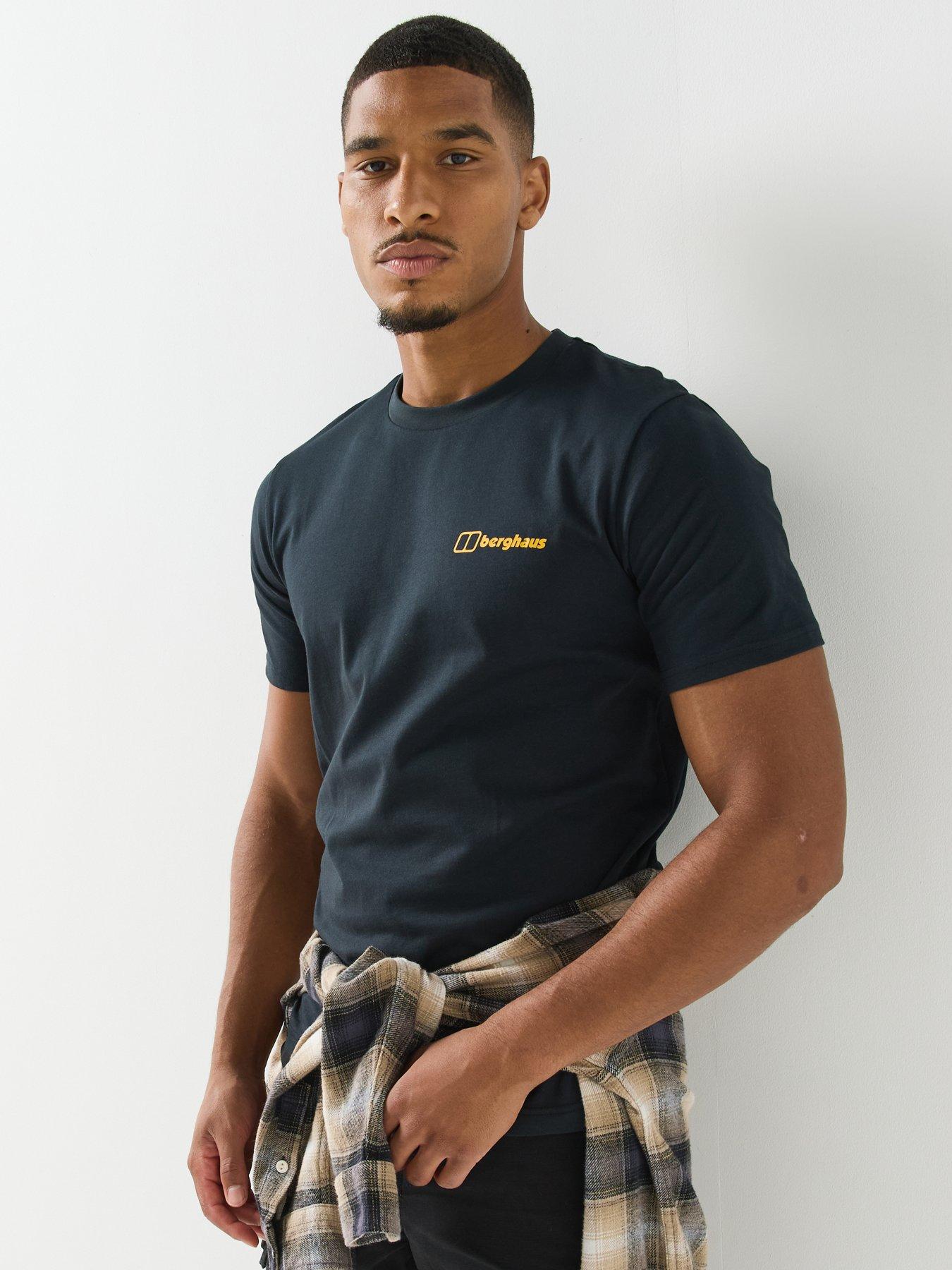 Image 4 of 6 of Berghaus Mens Staticscape Graphic Cotton T-Shirt - Black