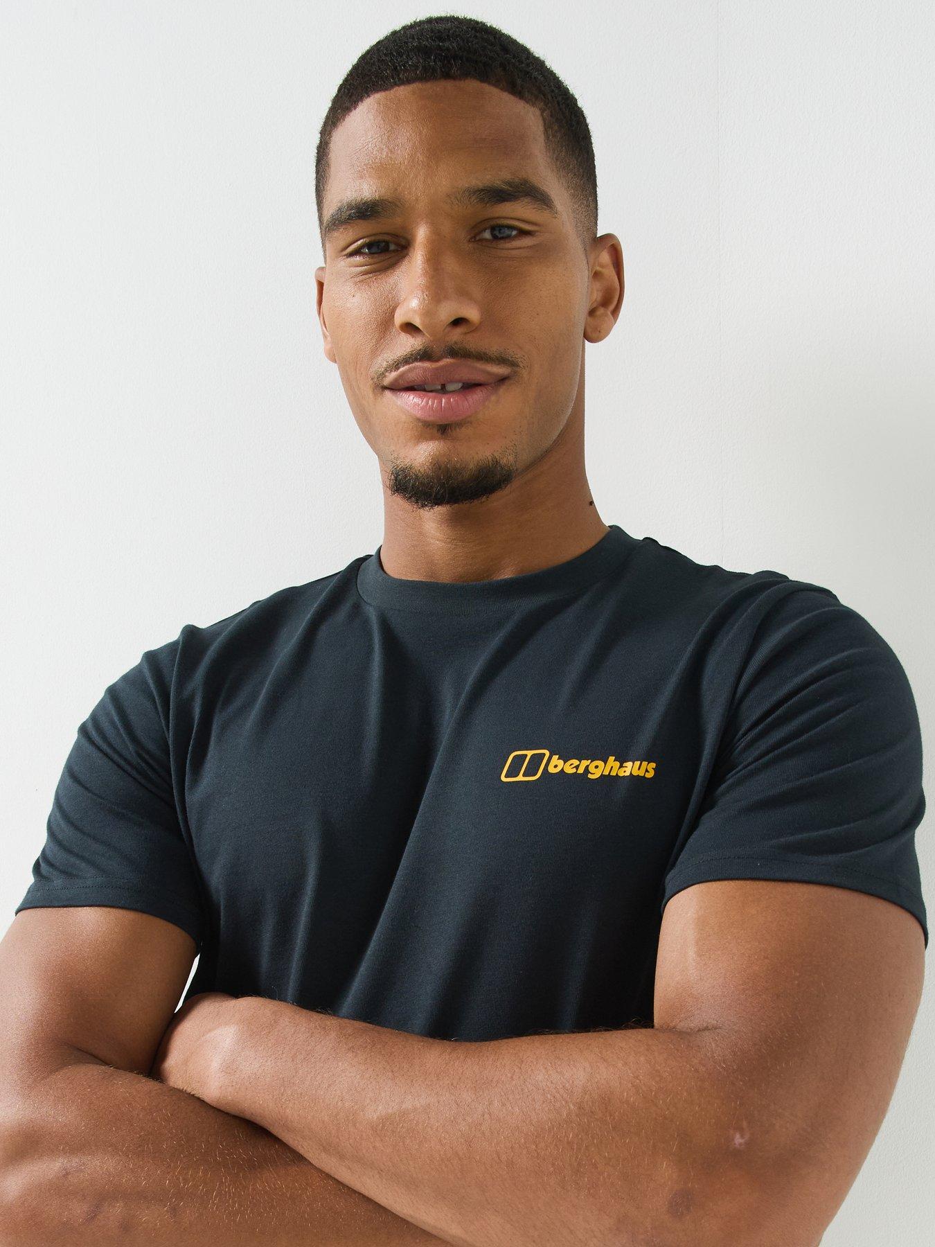 Image 5 of 6 of Berghaus Mens Staticscape Graphic Cotton T-Shirt - Black