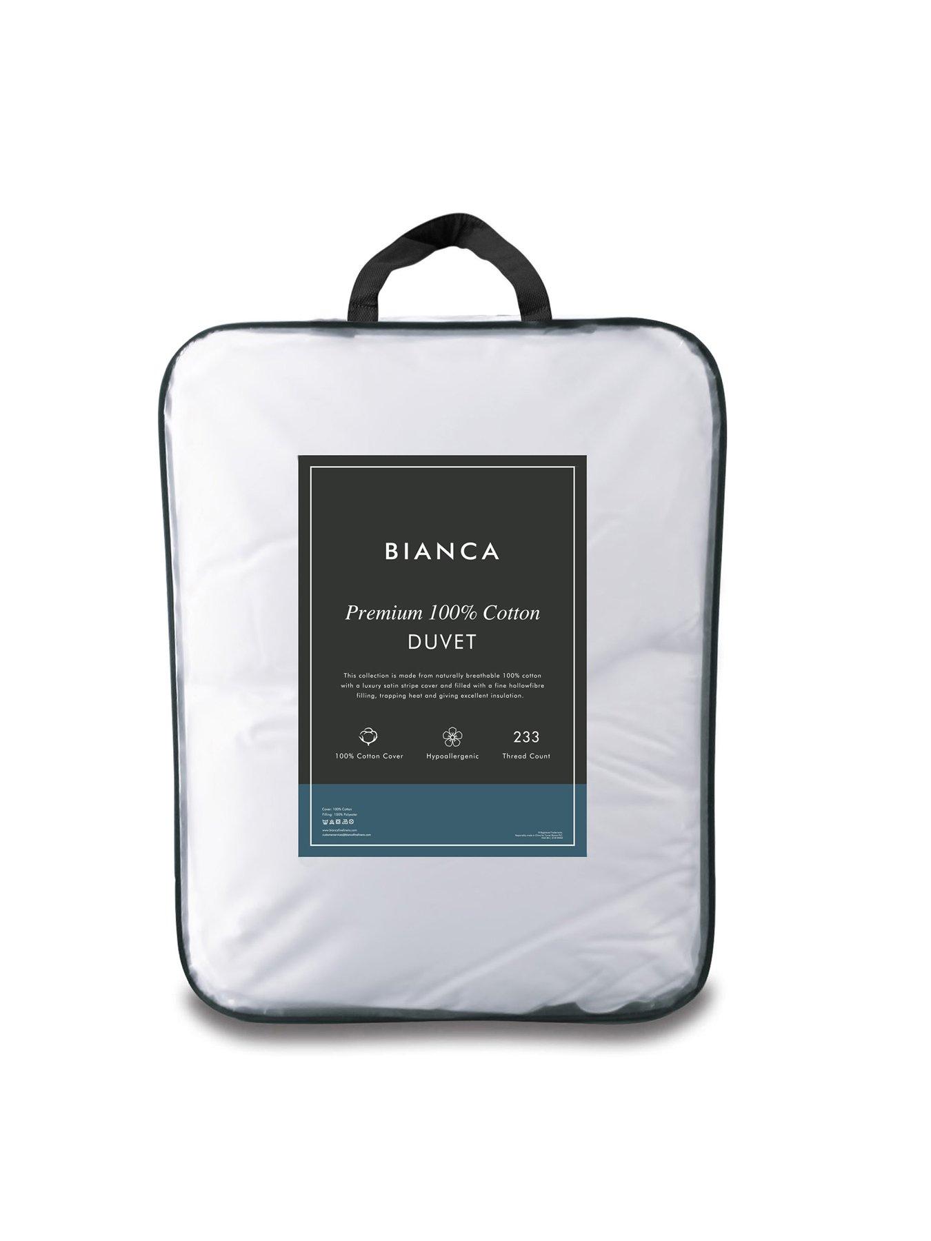 Image 3 of 4 of Bianca Premium Cotton Stripe Duvet - 13.5 Tog