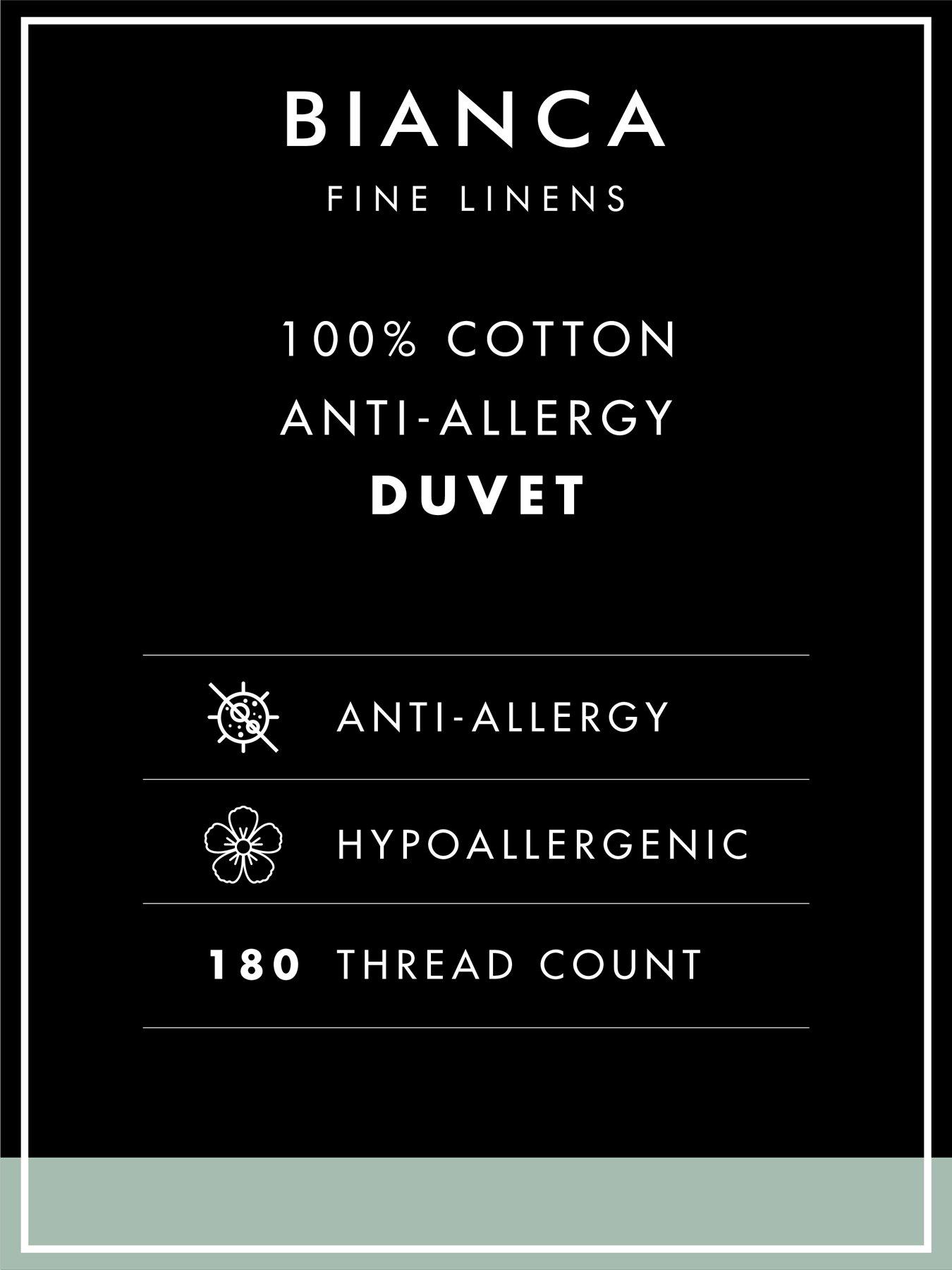 Image 4 of 4 of Bianca 180Tc Cotton Anti Allergy Duvet - 4.5 Tog