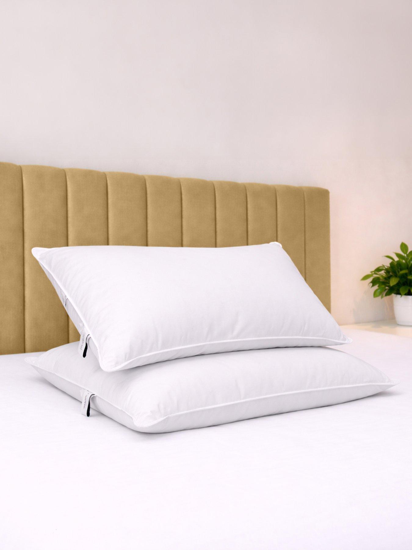  image of bianca-pure-goose-down-pillow-pairs