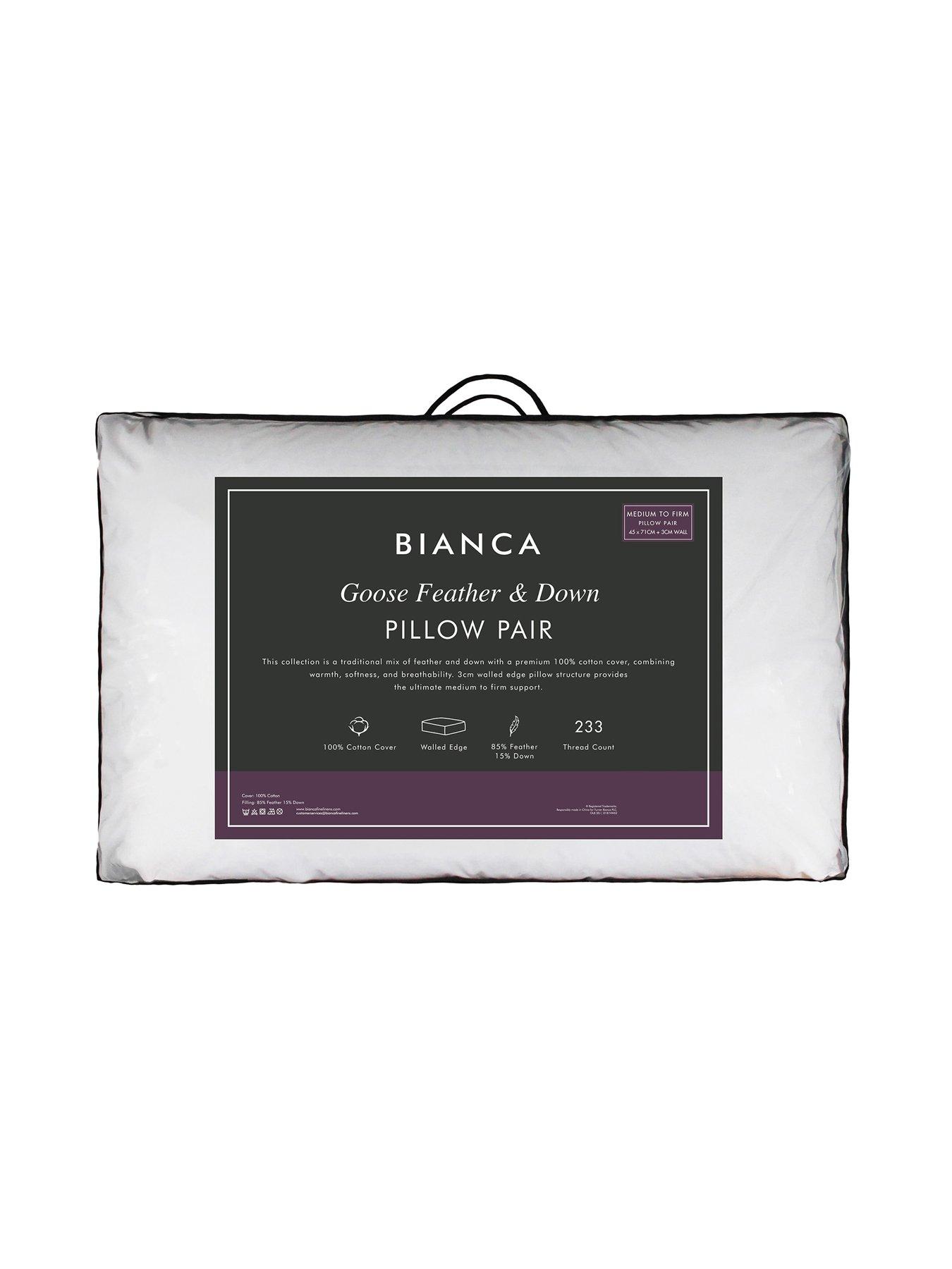  image of bianca-goose-feather-down-pillow-pairs